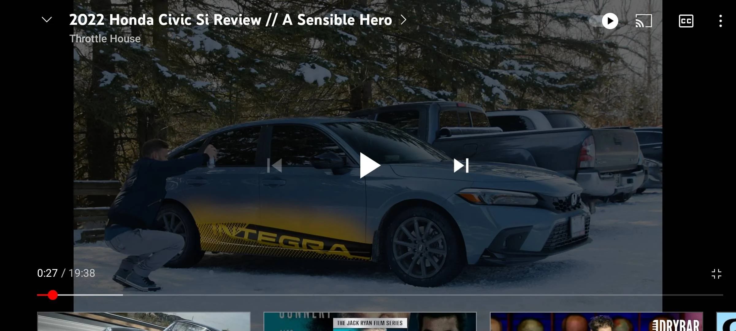 Acura Integra Latest Integra gag - Throttle House Si review Screenshot_20211211-090422_YouTu