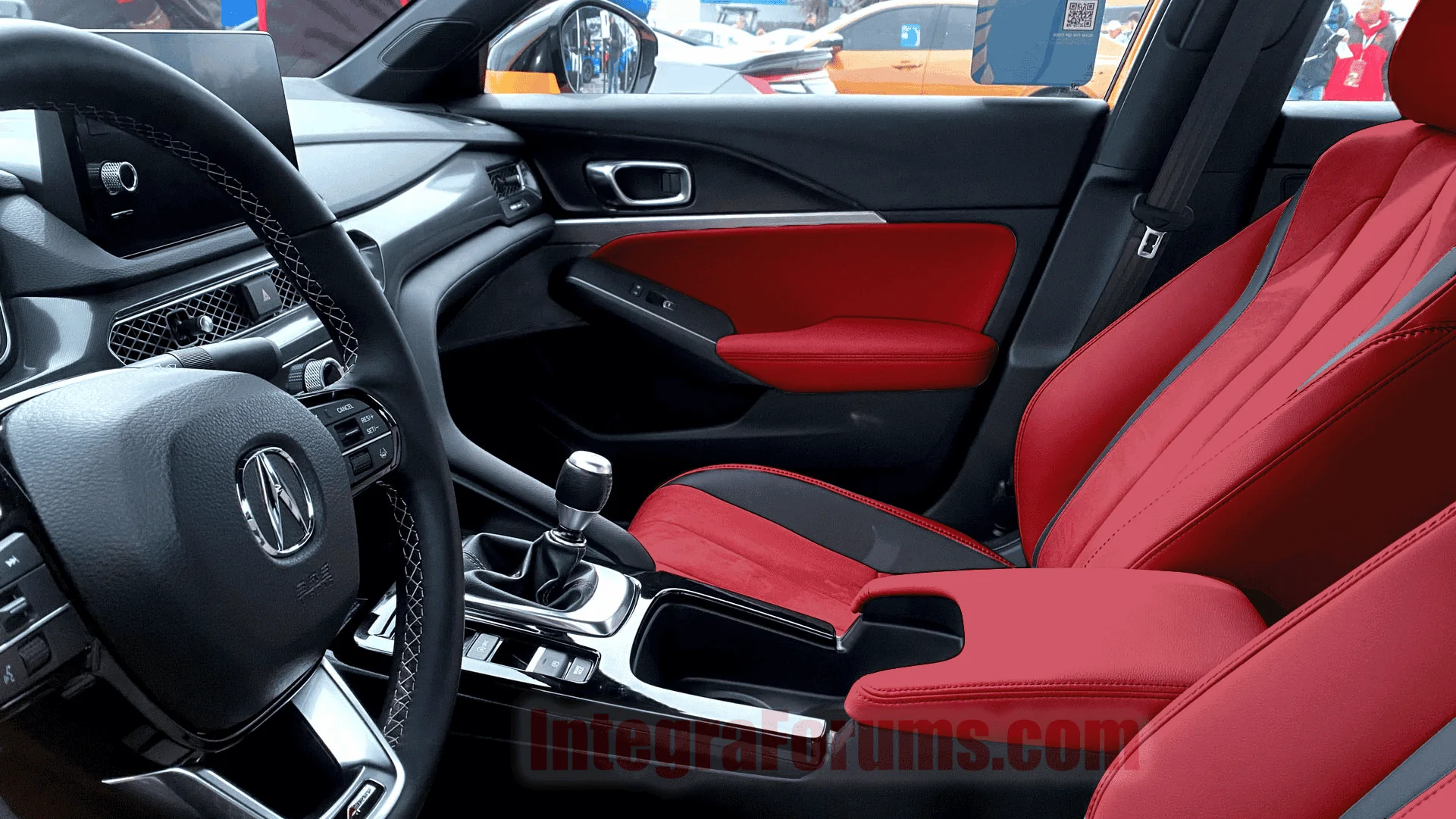 Acura Integra 2023 Integra Interior Imagined in Red int-red1