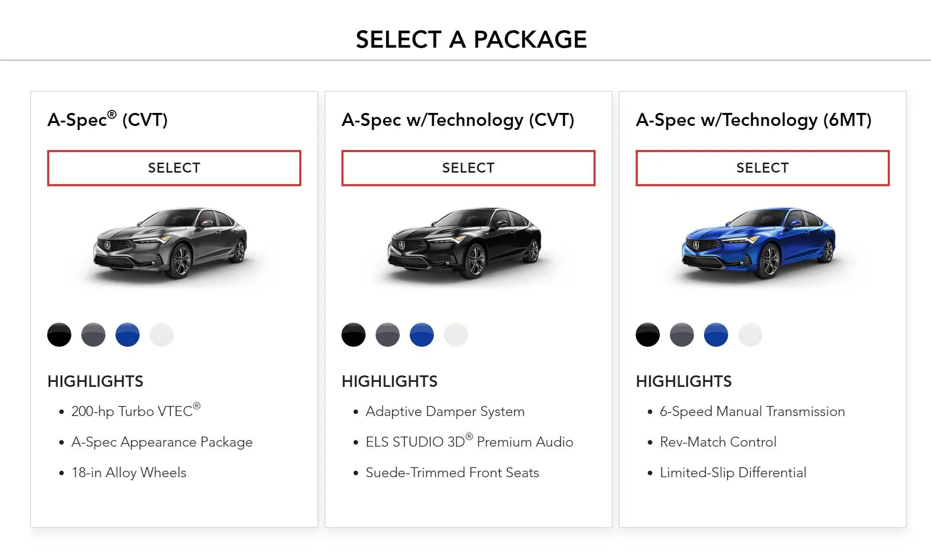 Acura Integra Pre-ordering the Type-S for 3/10? trims