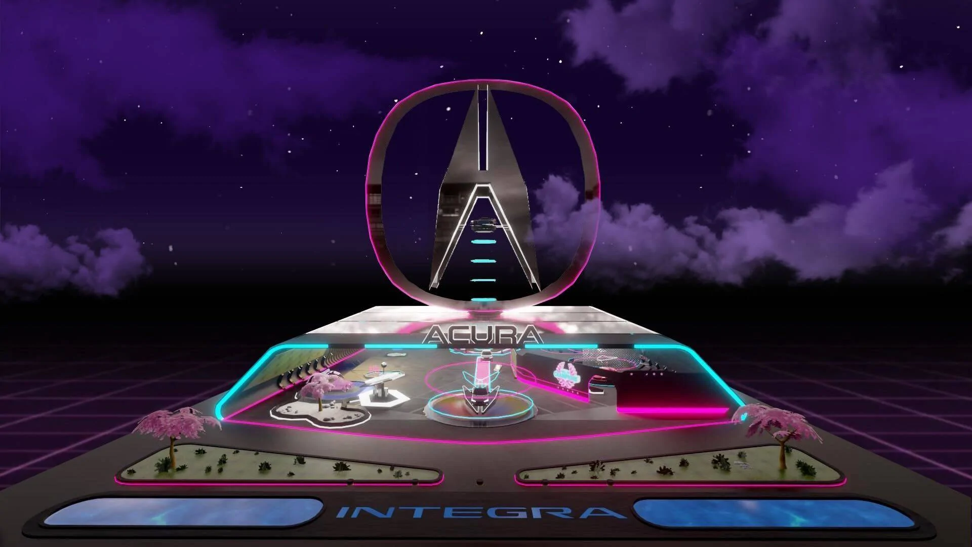 Acura Integra Acura Launches Integra NFT Virtual Showroom in the Metaverse Acura of Decentraland Teaser Imag