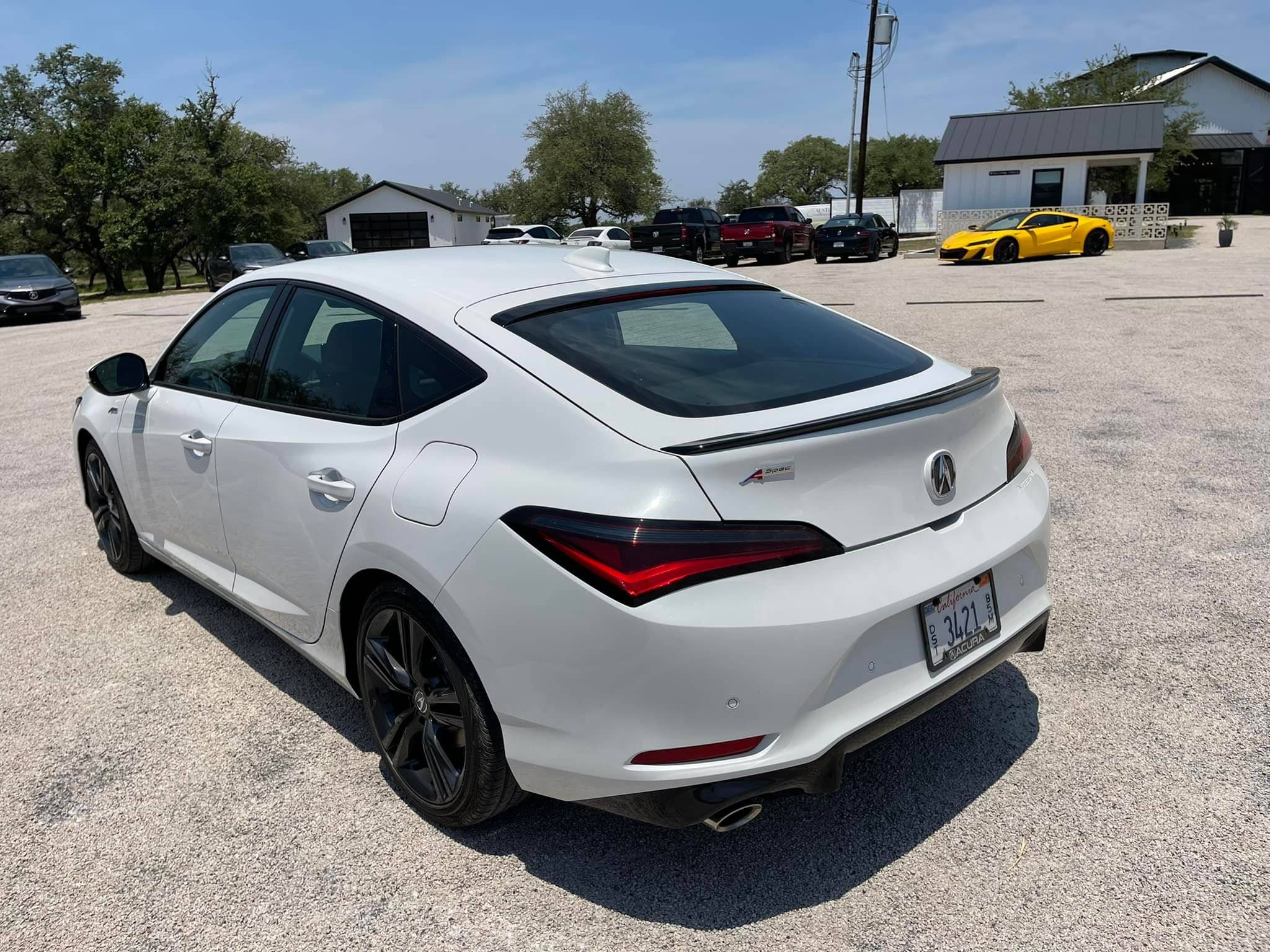 Acura Integra Official PLATINUM WHITE Integra Club & Photos Platinum White 2023 Integra A-Spec 2
