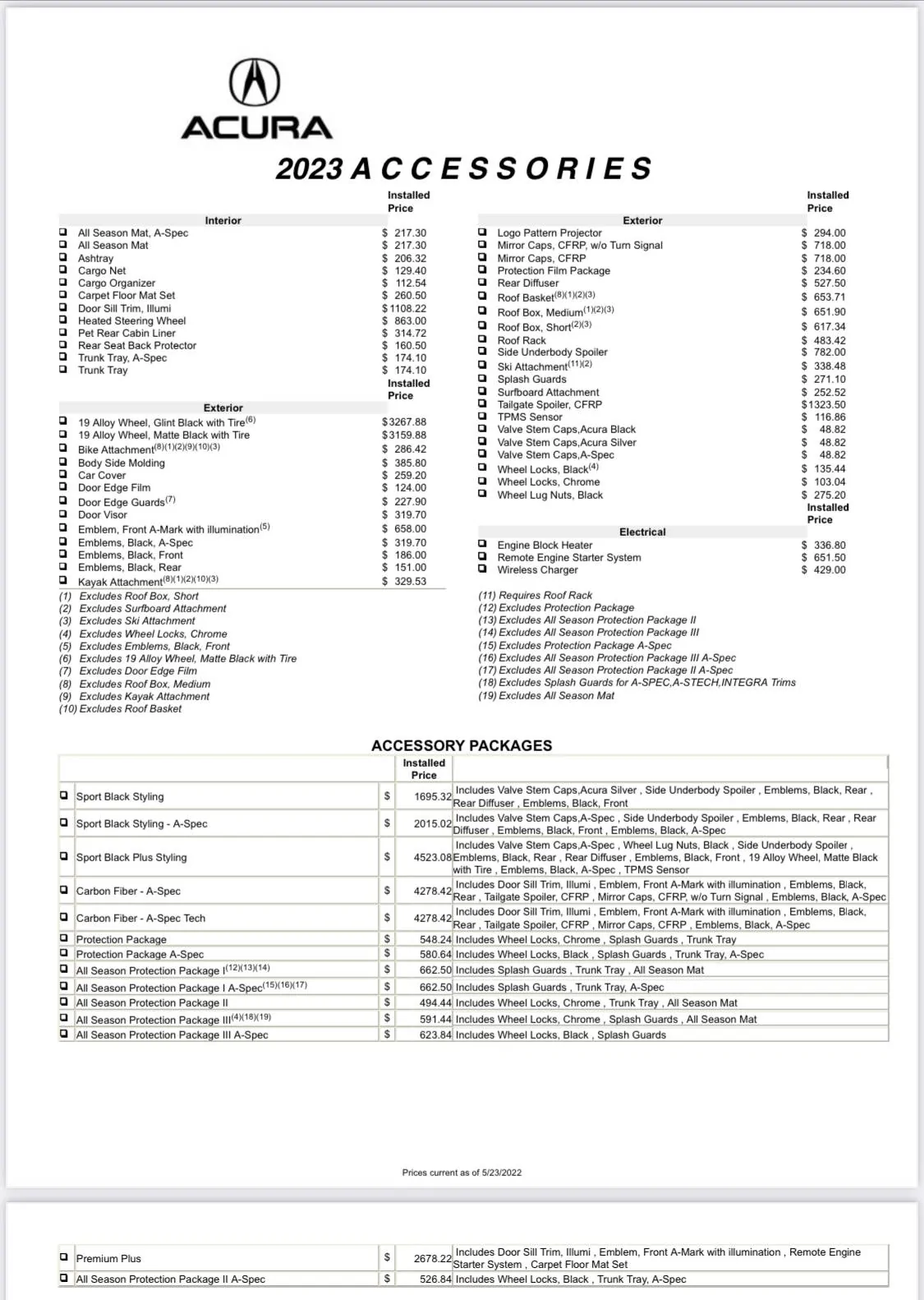 Acura Integra 2023 Integra Accessories & Packages + Prices 1A2001DF-208B-4B58-8A50-E76A761C84BB