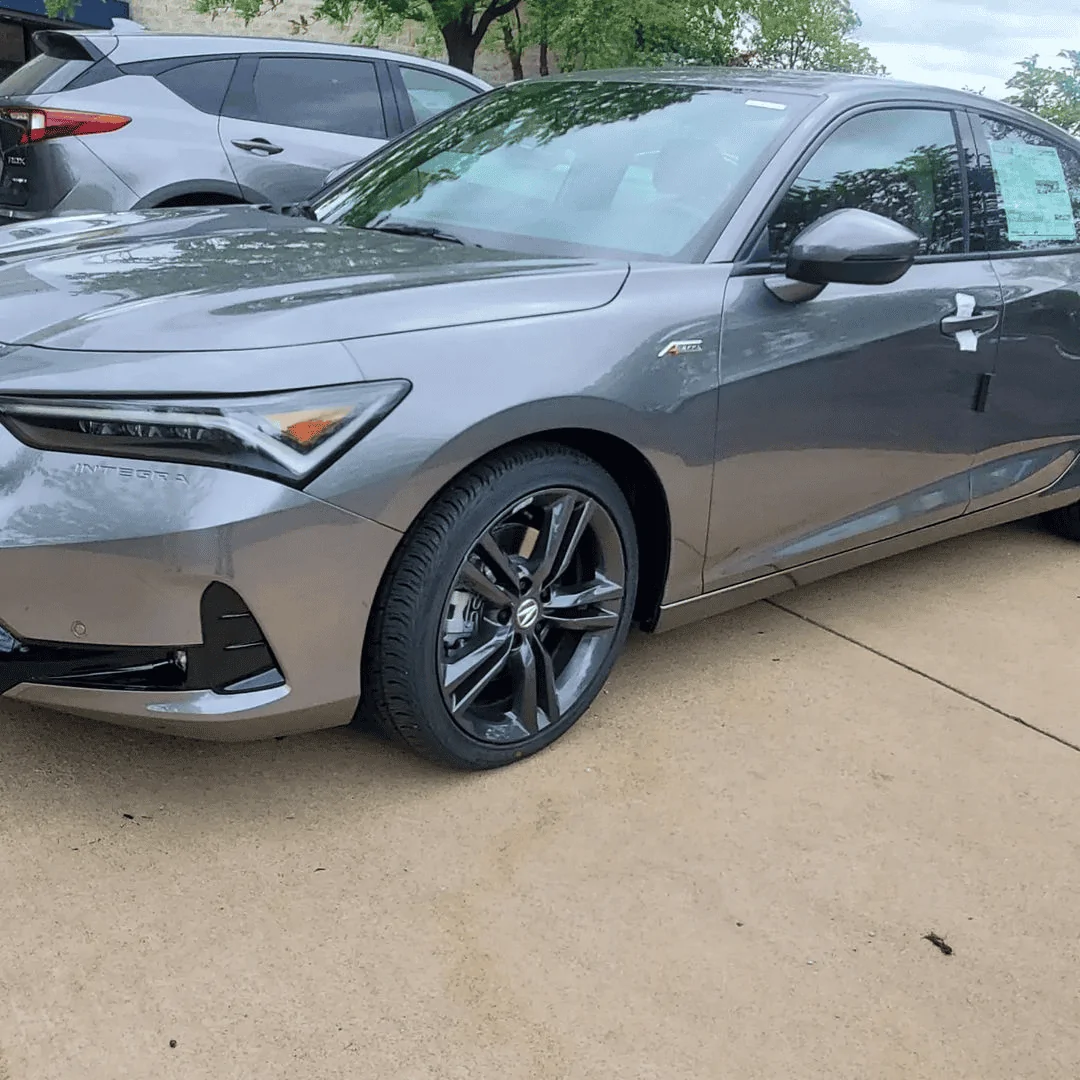 Acura Integra Official LIQUID CARBON Integra Club & Photos Sonice Gray Pearl 2023 Integra A-Spec Red Interior 1