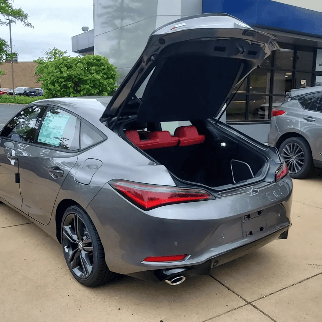 Acura Integra Official LIQUID CARBON Integra Club & Photos Sonice Gray Pearl 2023 Integra A-Spec Red Interior 3