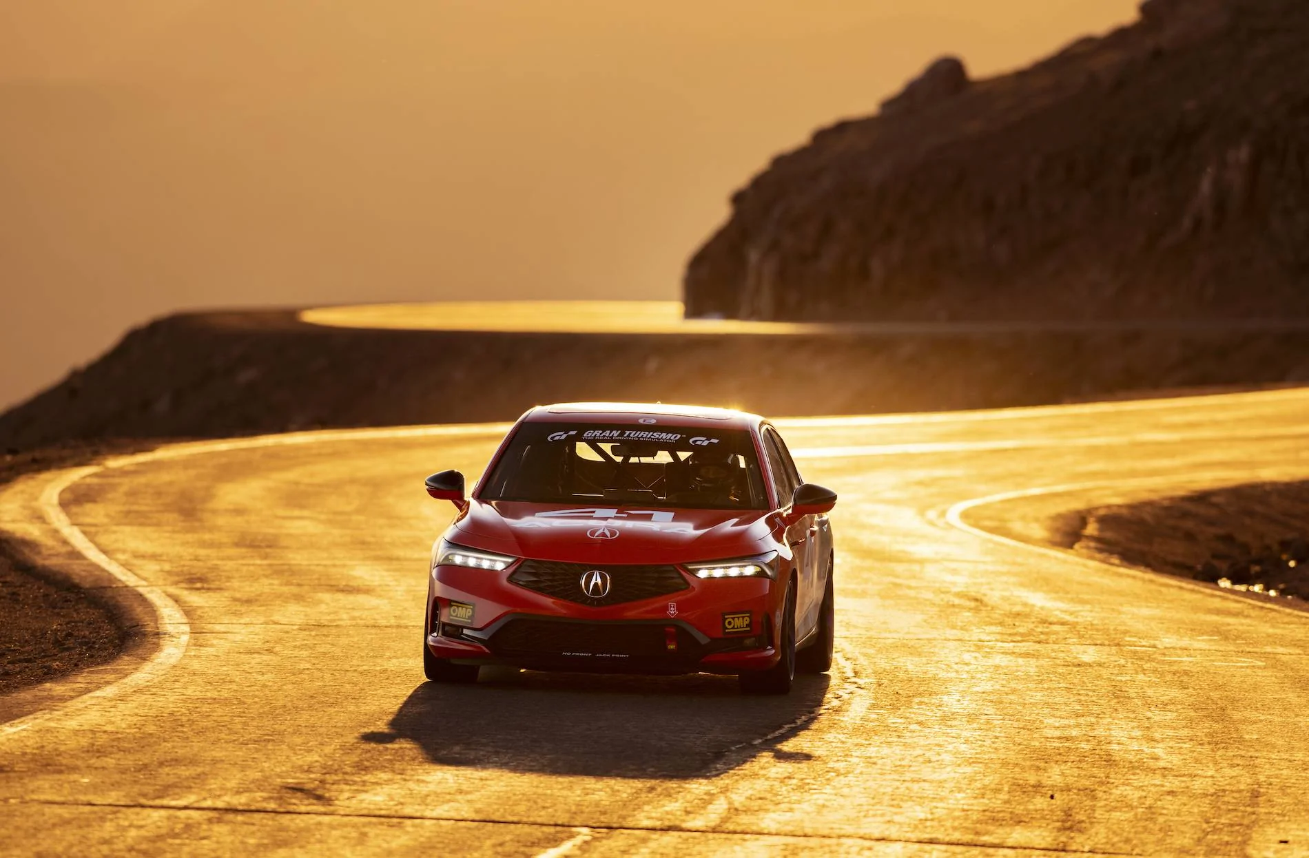 Acura Integra 2023 Integra Makes Motorsports Debut at 100th Running of Pikes Peak International Hill Climb Pikes Peak_22_Test_09