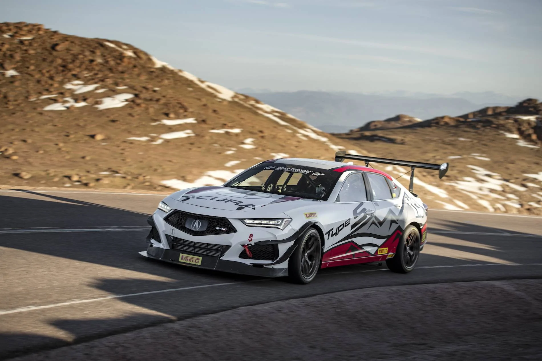 Acura Integra 2023 Integra Makes Motorsports Debut at 100th Running of Pikes Peak International Hill Climb Pikes Peak_22_Test_01
