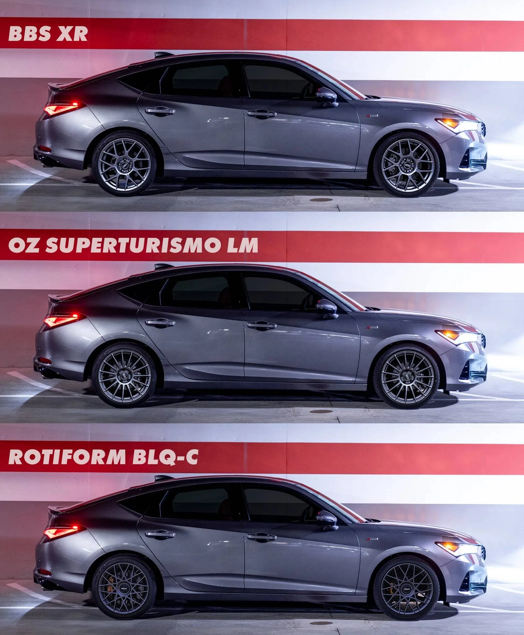 Acura Integra Aftermarket Wheels (BBS, OZ, Rotiform) Previews on 2023 Integra 289302055_10228832063131586_4379807161786929201_n