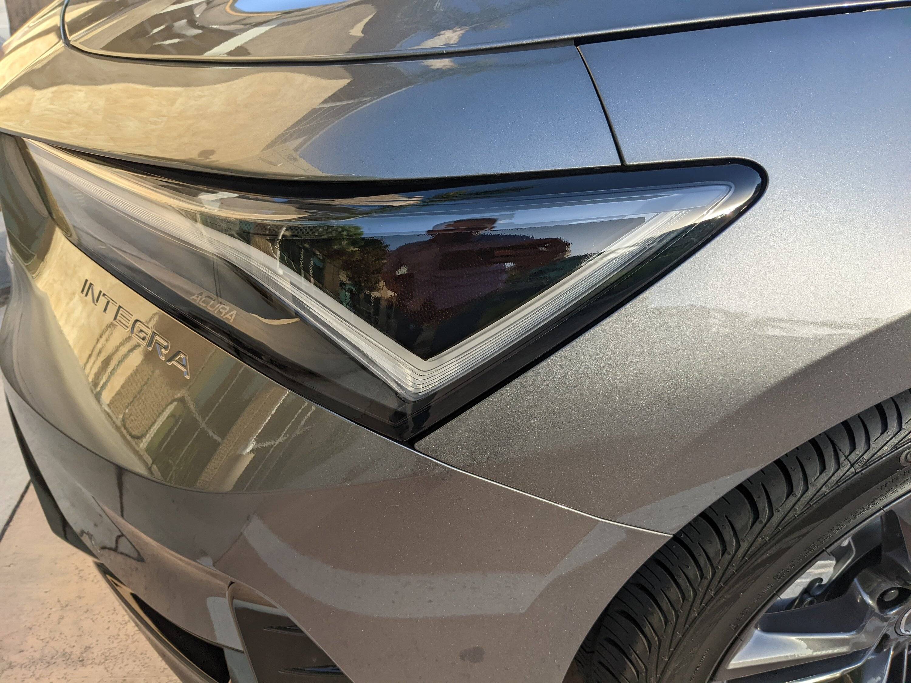 Acura Integra Amber delete using smoked film PXL_20220627_140125362