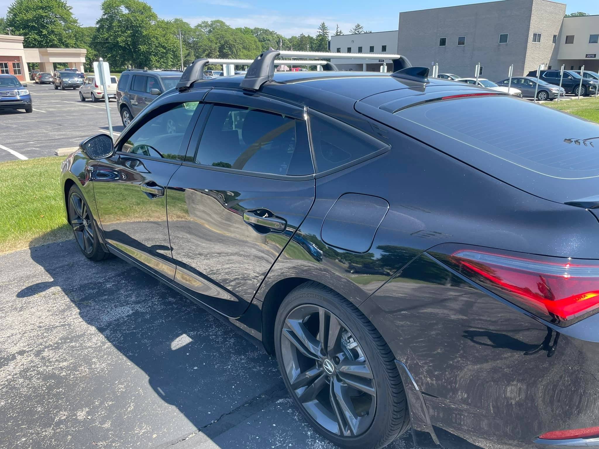 Acura Integra Factory OEM roof rails installed 290149117_5800815056614850_4387855678433812218_n