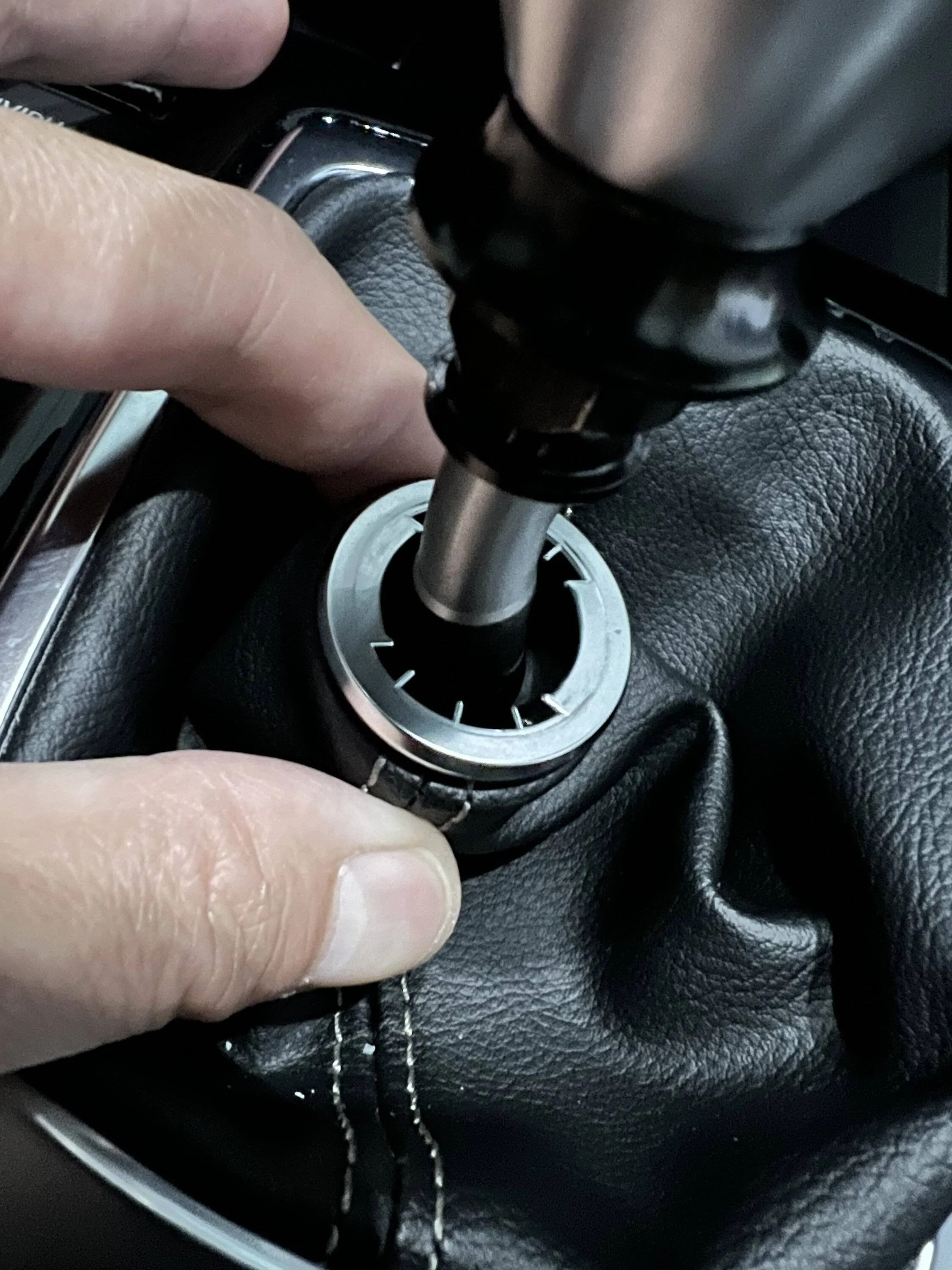 Acura Integra Shift knob removal 7A2EF78B-9FBE-4978-B51F-E7962AF5EF7F