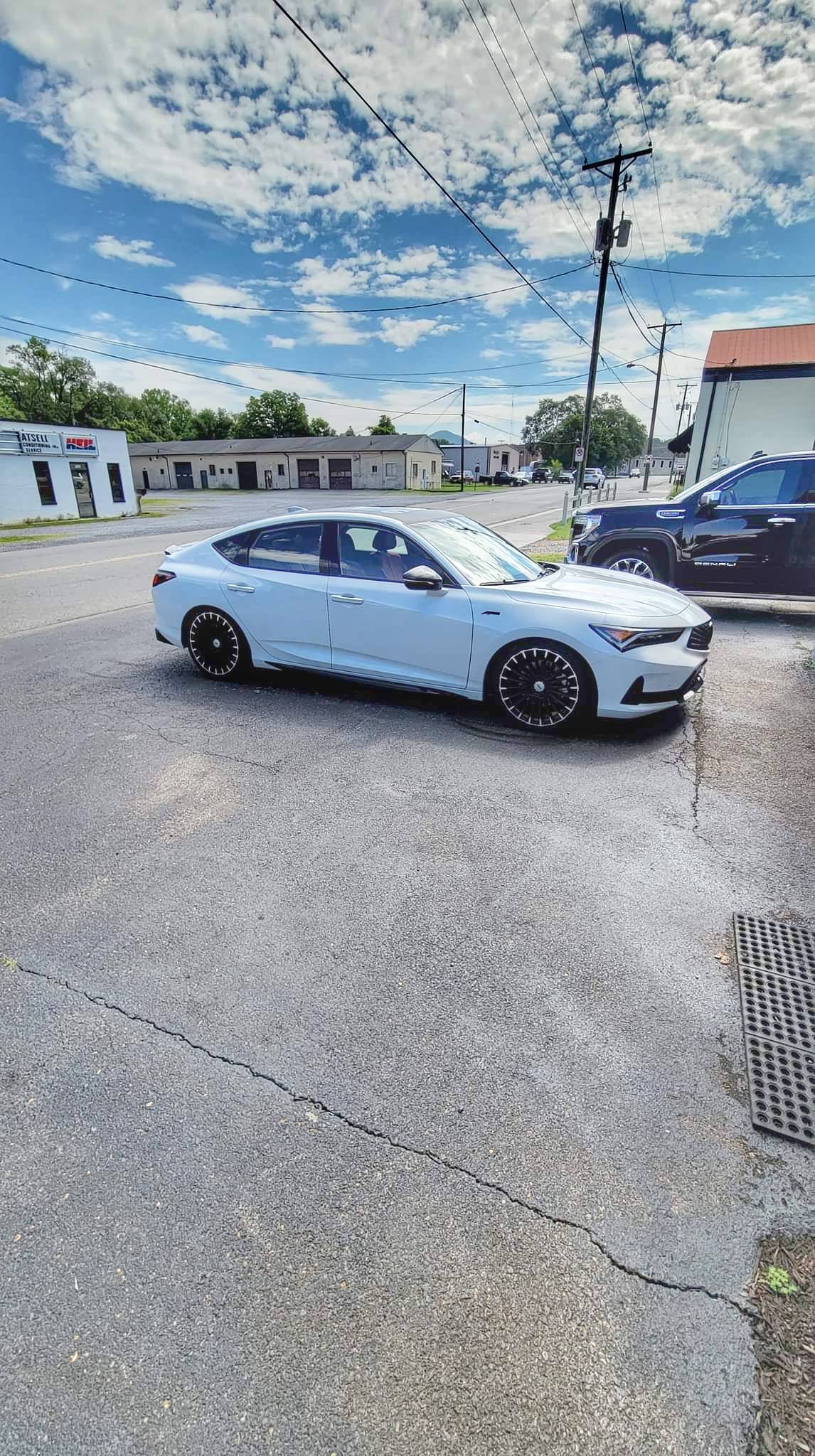 Acura Integra 2023 PWP Integra lowered with Eibach springs on Mugen MDC 19" wheels received_728472975030915-01