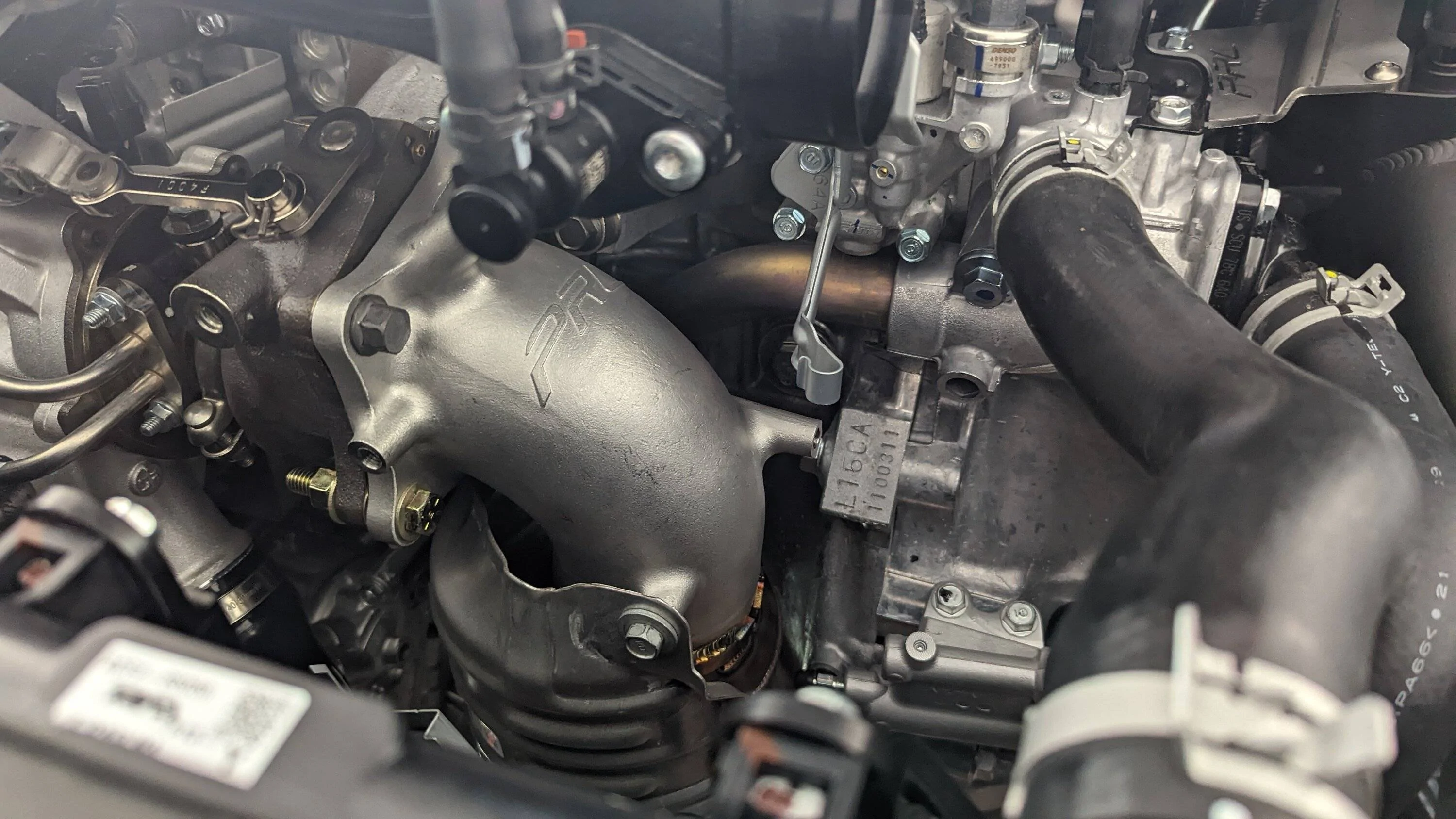 Acura Integra Upgraded my 2023 Integra w/ PRL intercooler, charge pipe, and down pipe PXL_20220717_165345340.MP