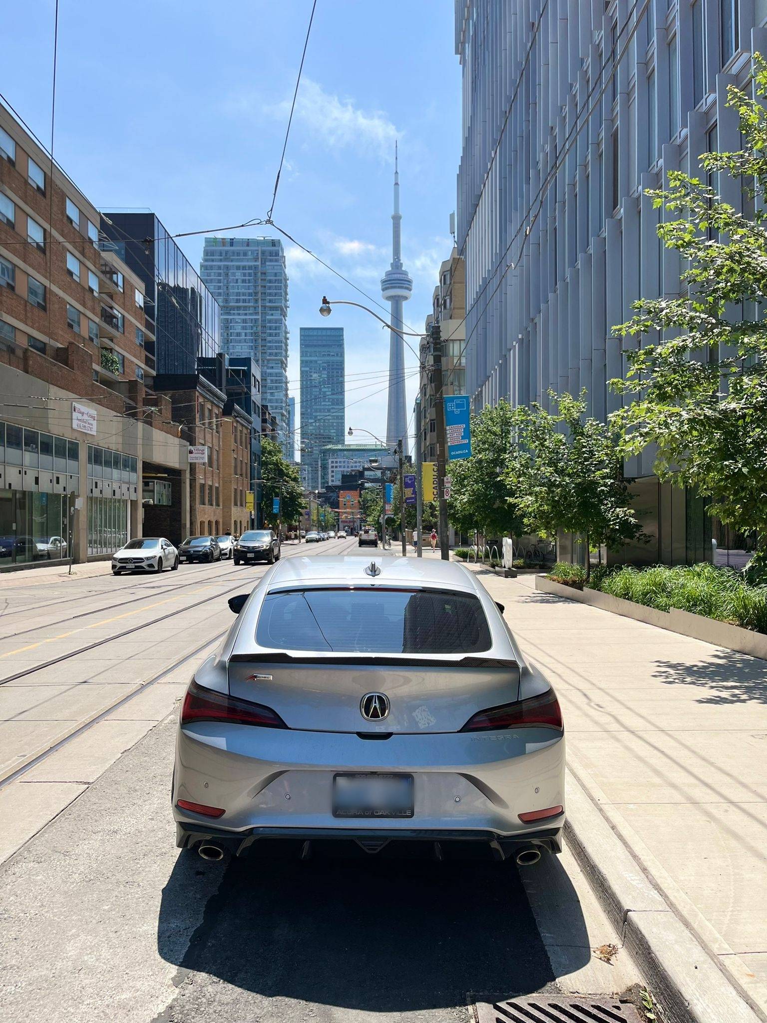 Acura Integra 2023 Lunar Silver Aspec Elite (🇨🇦 trim) arrives!😍🙌 Point Blur_Jul262022_171155