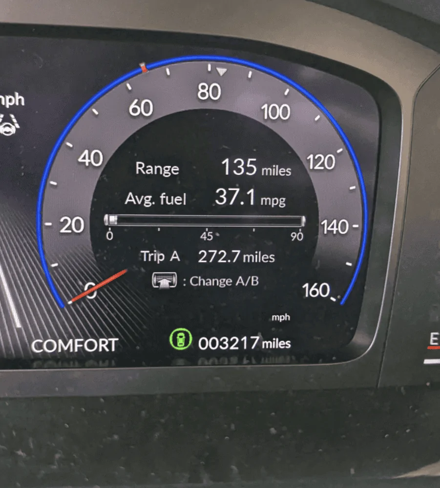 Acura Integra Very Poor 2023 Integra 6MT Gas Mileage? Screenshot_20220805-153505