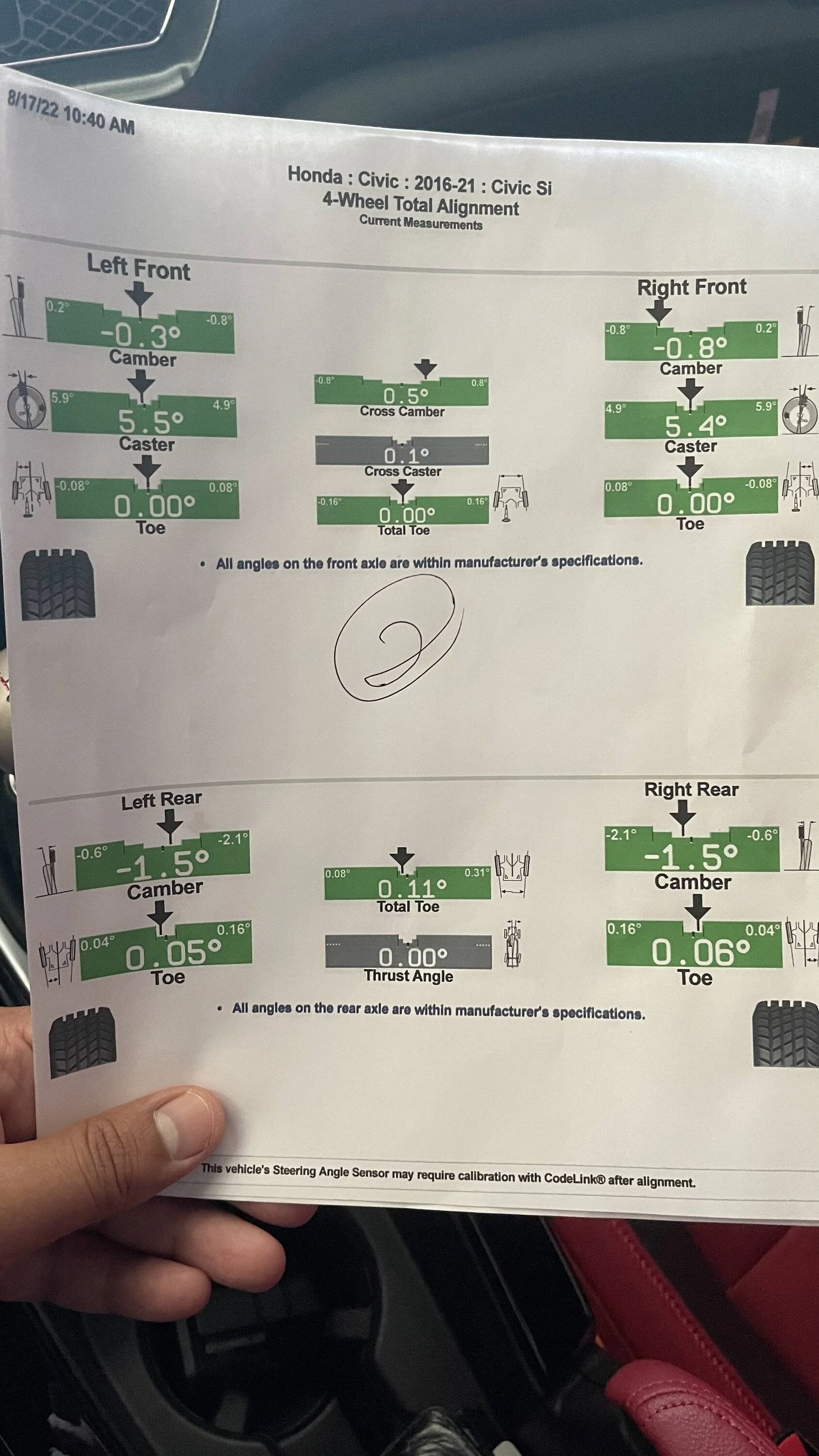 Acura Integra 2023 Integra w/ Eibach springs, SPC camber arms, wheel spacers (and alignment specs) EB0CF07F-213E-4A0C-894A-84609FE37B70