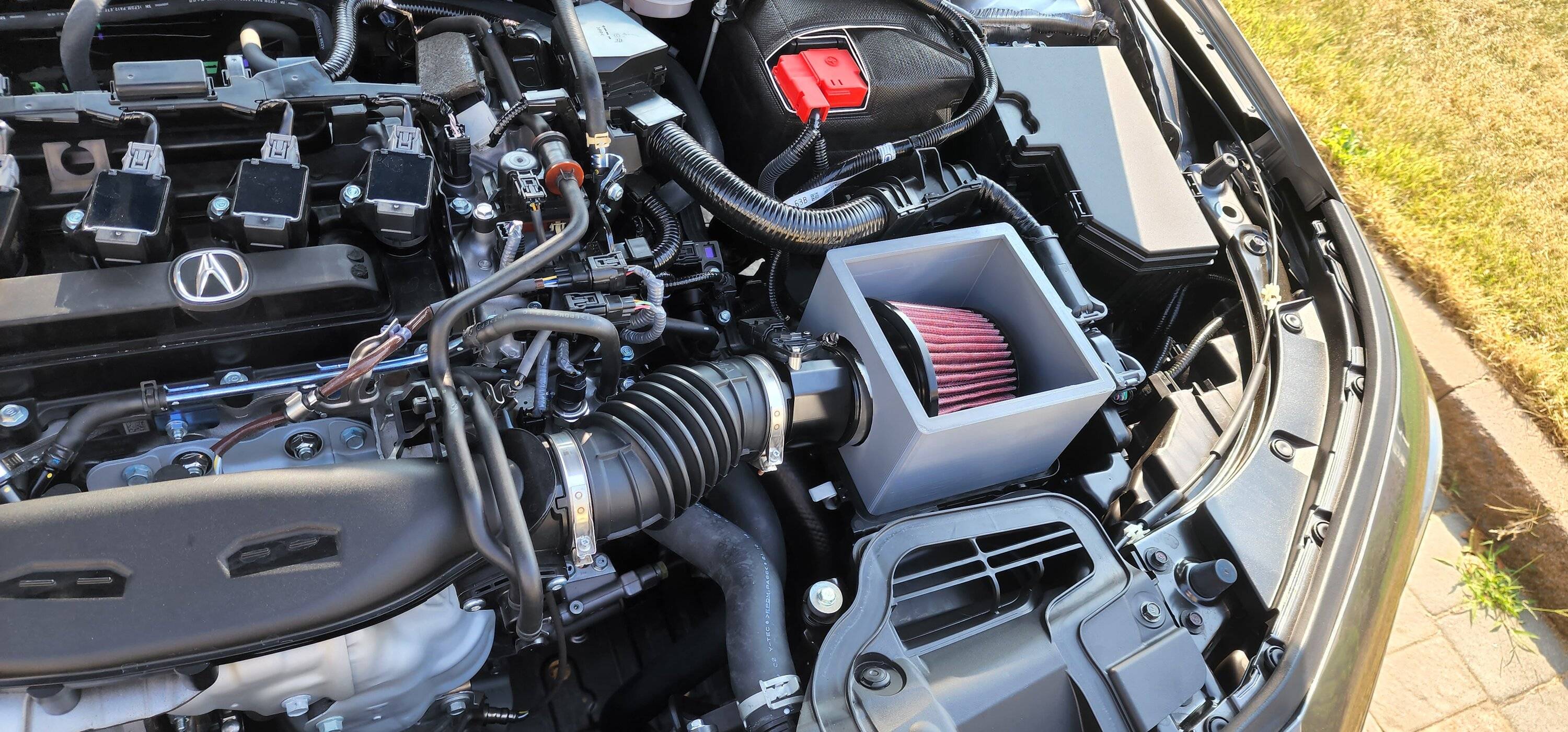 Acura Integra Custom made short ram intake now with video 20220826_101736