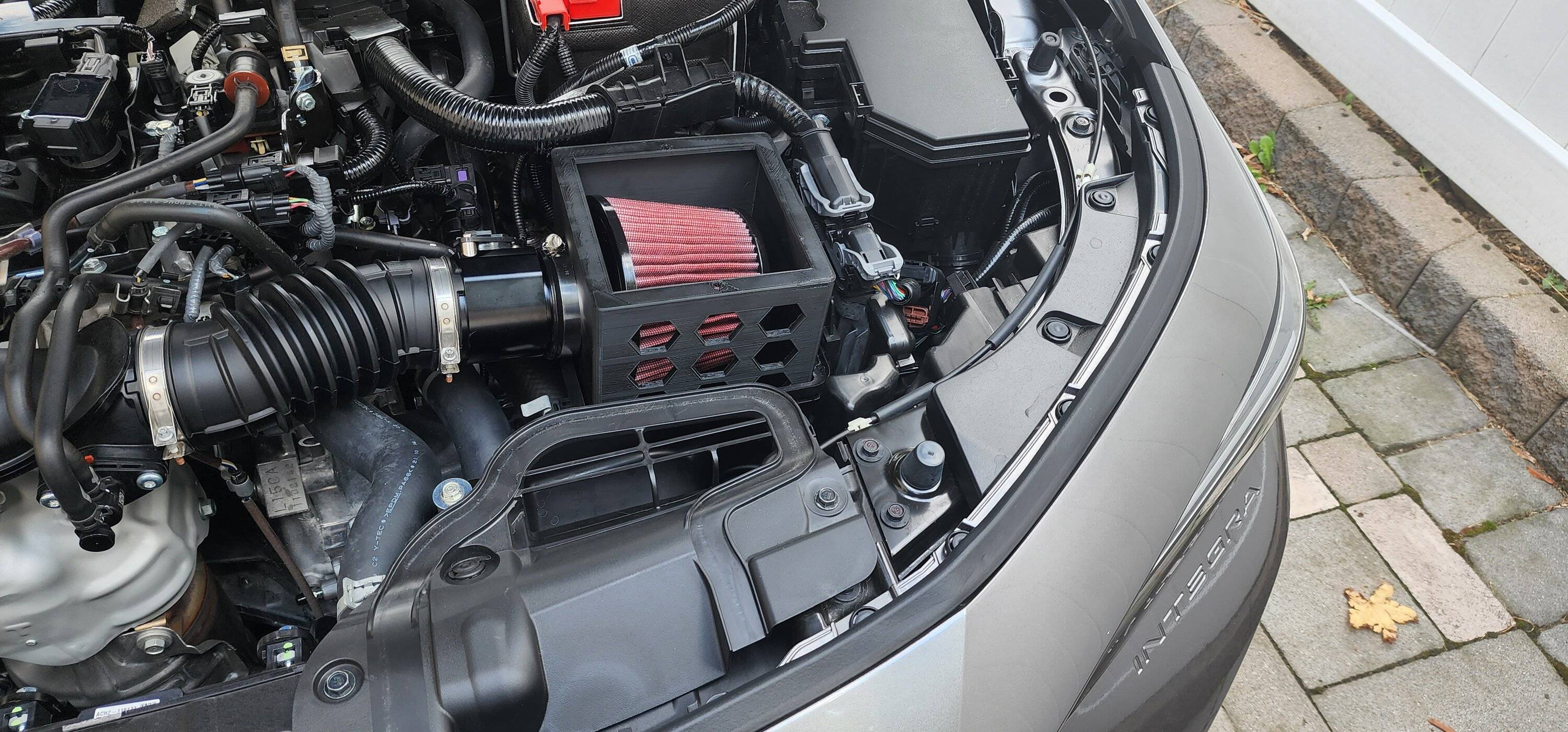 Acura Integra Custom made short ram intake now with video 20220831_154914