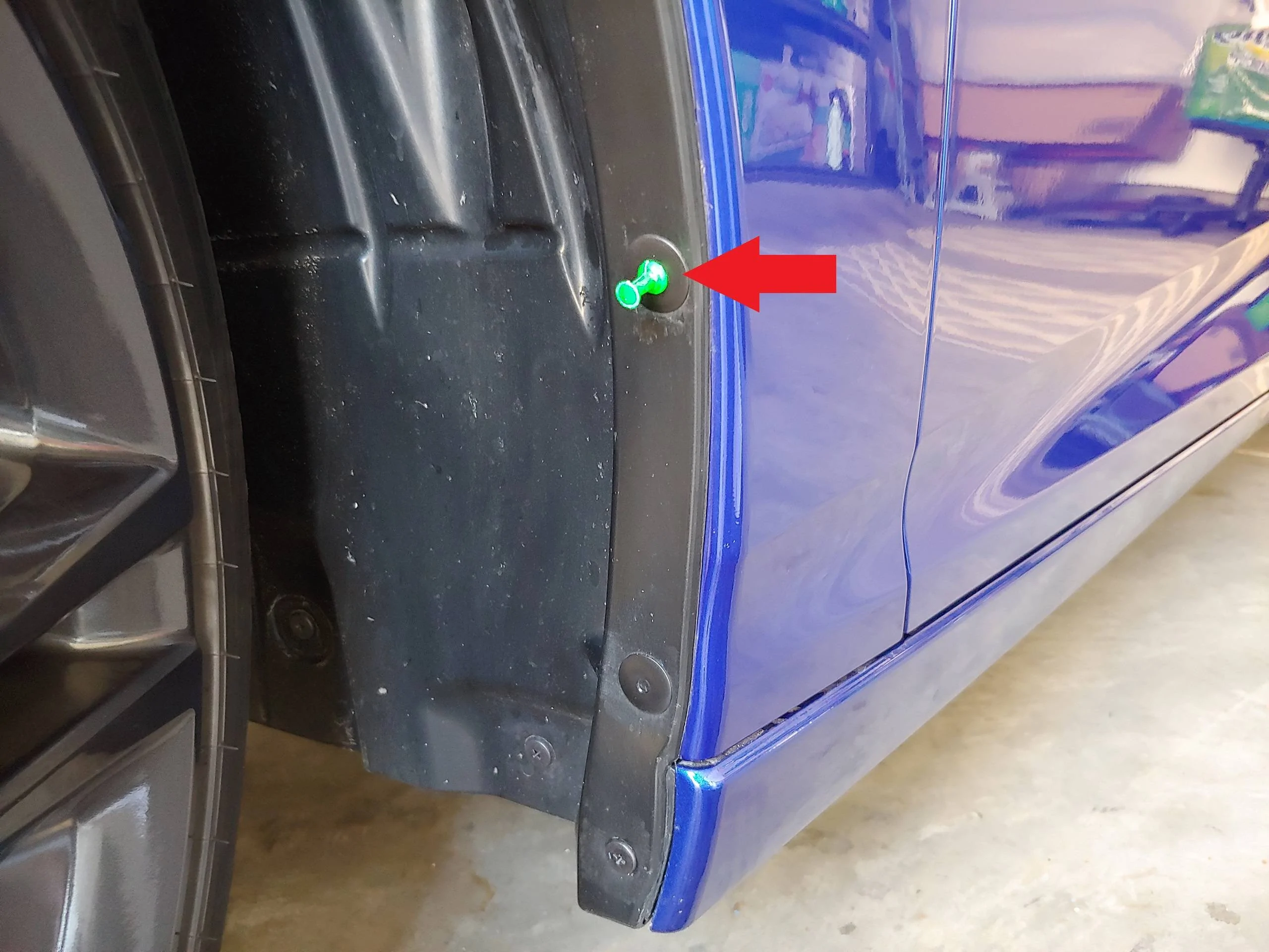 Acura Integra How to install OEM splash guards (no cutting fender liner) 20220924_174344