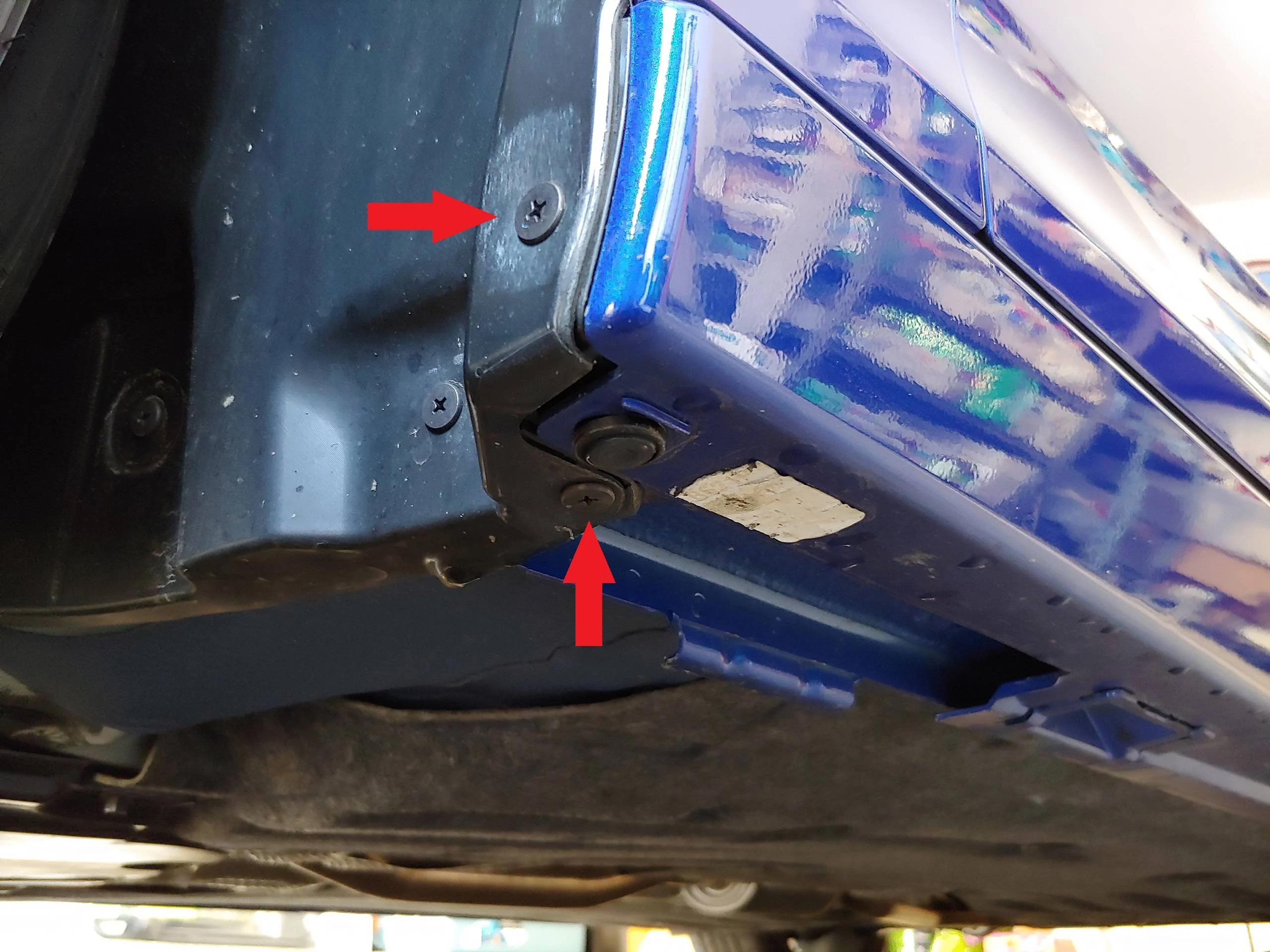 Acura Integra How to install OEM splash guards (no cutting fender liner) 20220924_174450