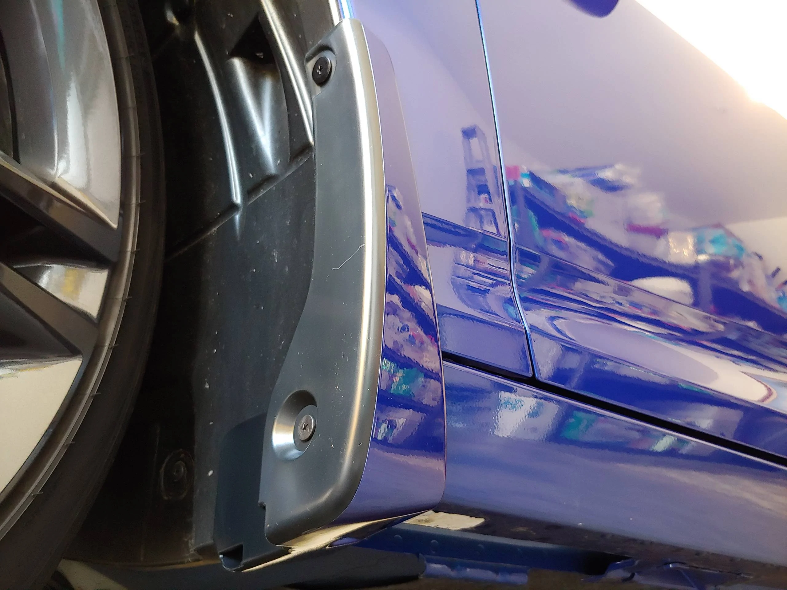 Acura Integra How to install OEM splash guards (no cutting fender liner) 20220924_174924