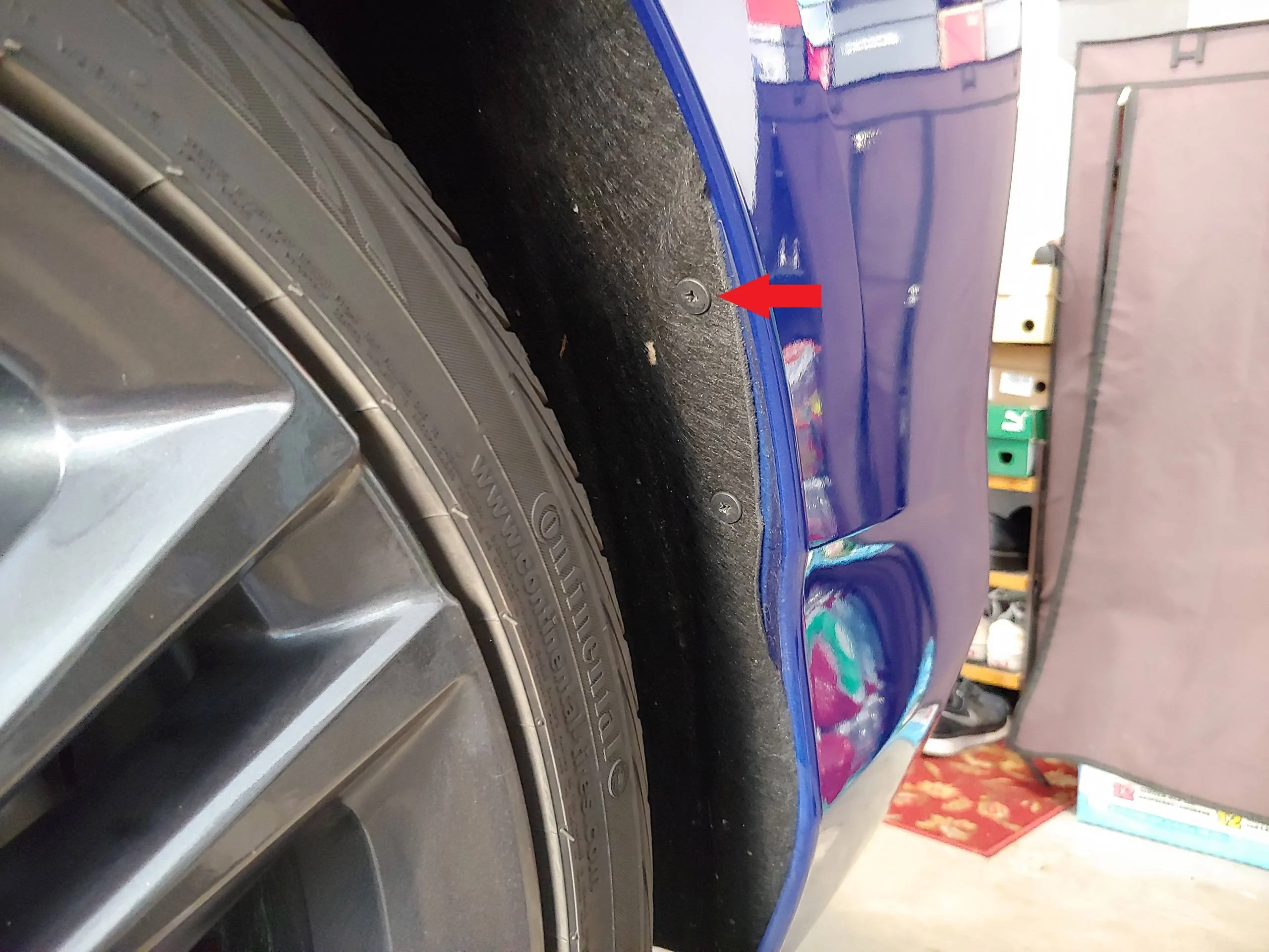 Acura Integra How to install OEM splash guards (no cutting fender liner) 20220924_175434