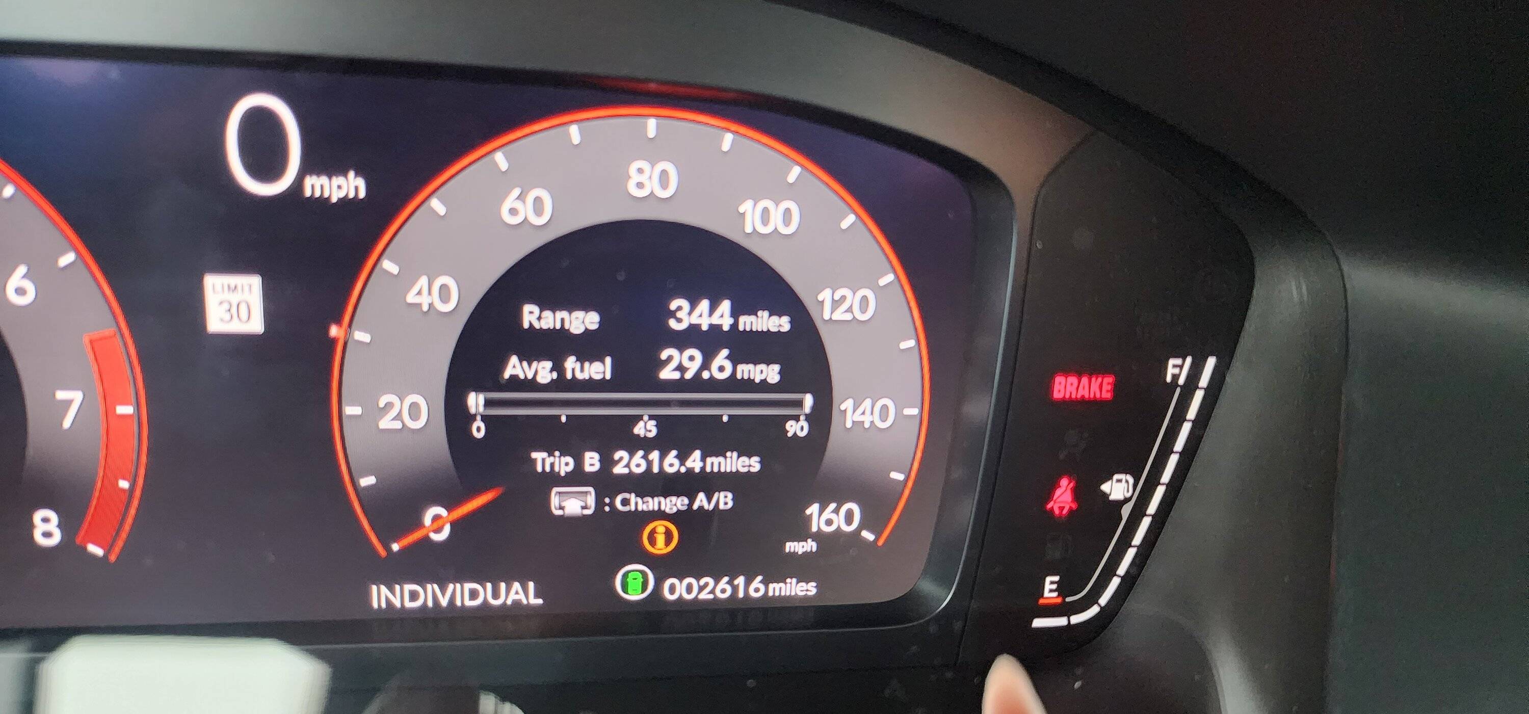 Acura Integra Very Poor 2023 Integra 6MT Gas Mileage? 20221004_160516