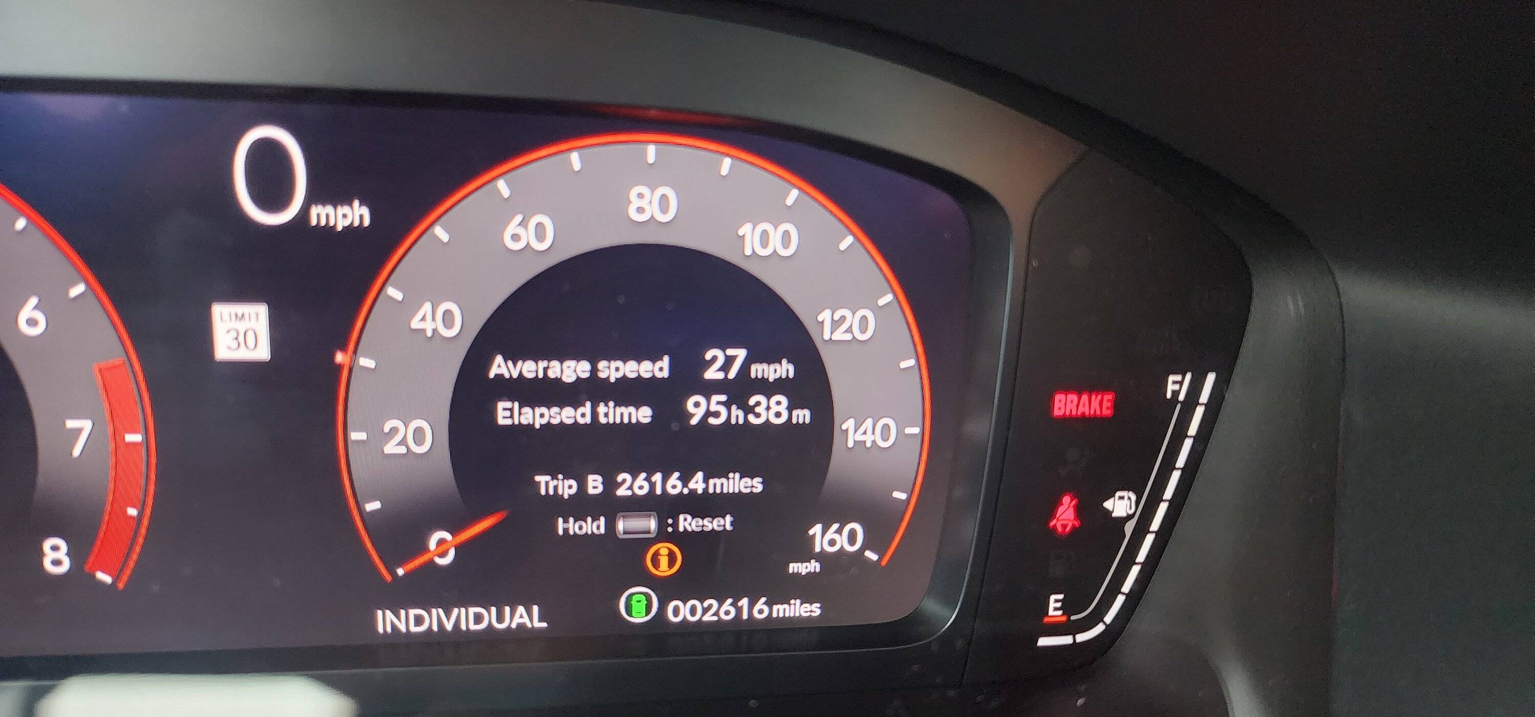 Acura Integra Very Poor 2023 Integra 6MT Gas Mileage? 20221004_160521