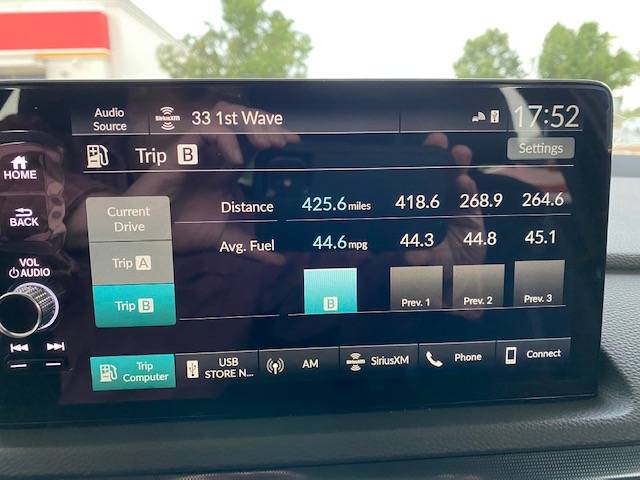 Acura Integra Very Poor 2023 Integra 6MT Gas Mileage? MPG