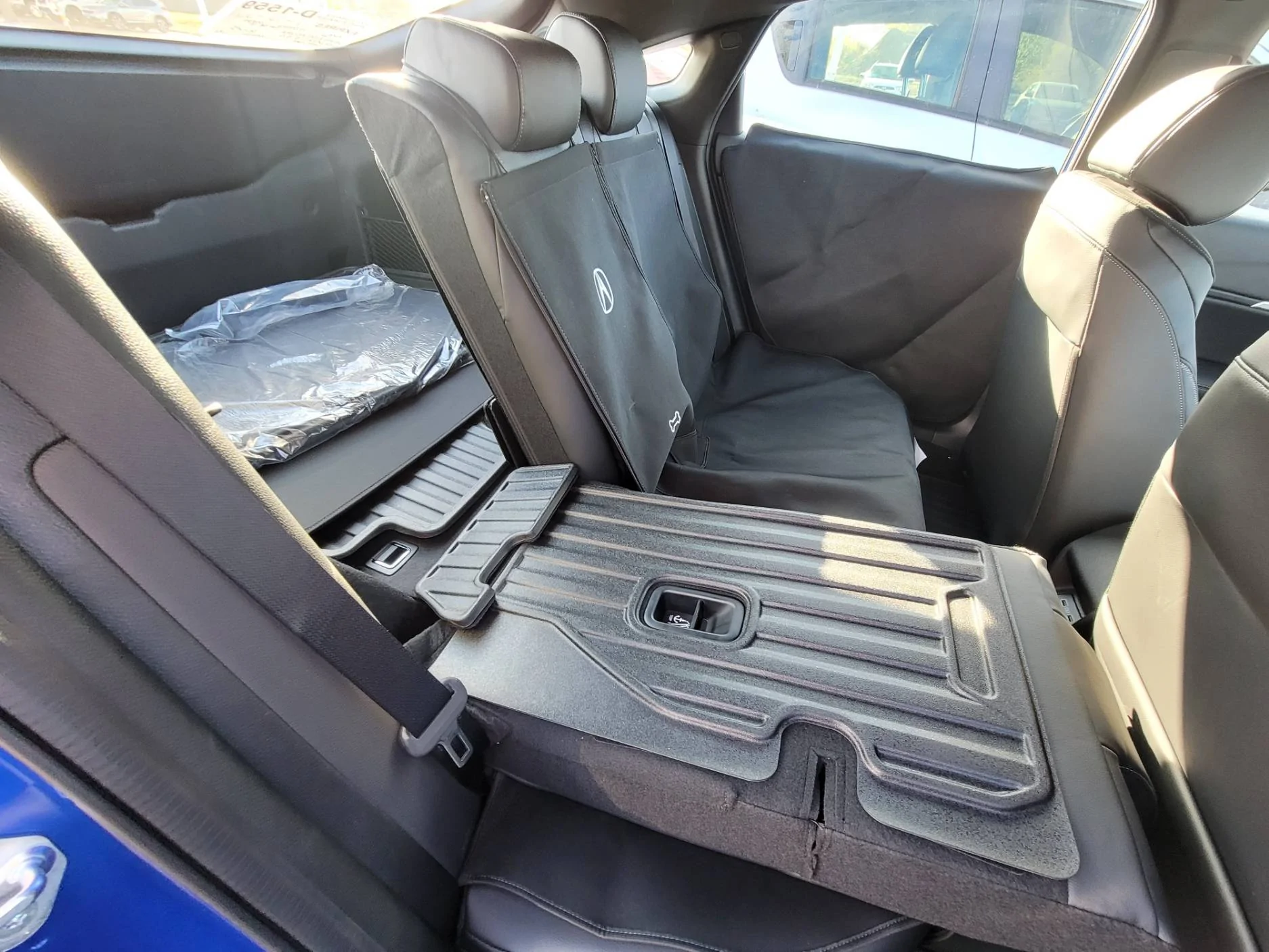 Acura Integra Pet Rear Cabin Liner Folded Down