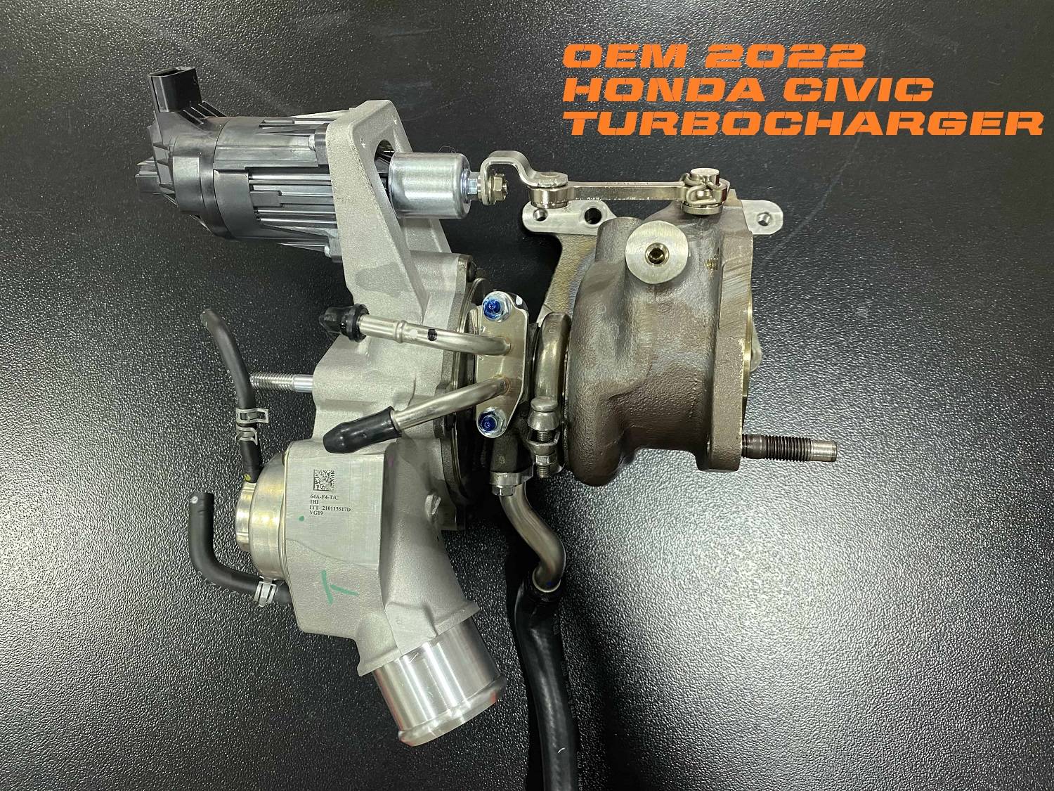 Acura Integra 2023 Acura Integra Upgraded Turbocharger Development from 27WON 2022 Honda Civic EX OEM Turbocharger model