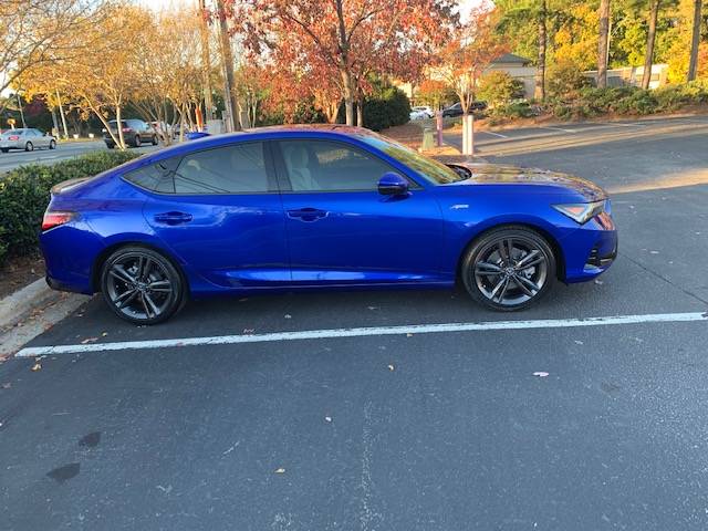 Acura Integra Car came in!  Apex Blue Integra A-Spec IMG_1797