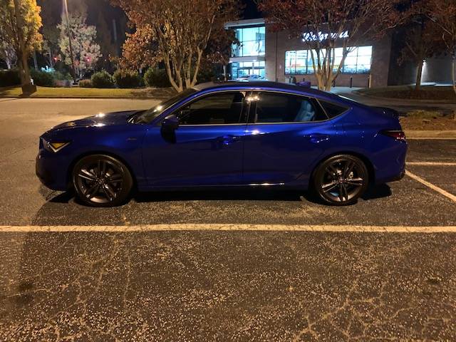 Acura Integra Car came in!  Apex Blue Integra A-Spec IMG_1801