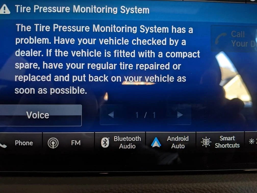 Acura Integra TPMS Error light PXL_20221117_125707058