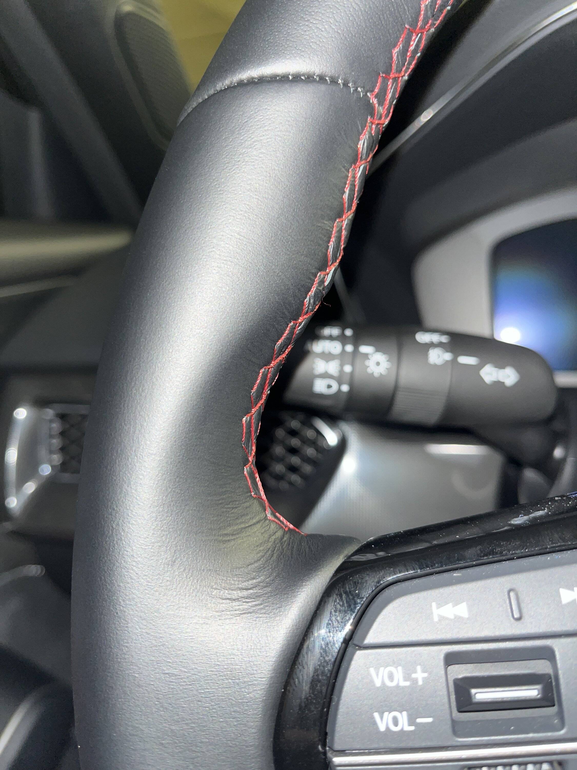 Acura Integra Steering wheel leather quality issue image