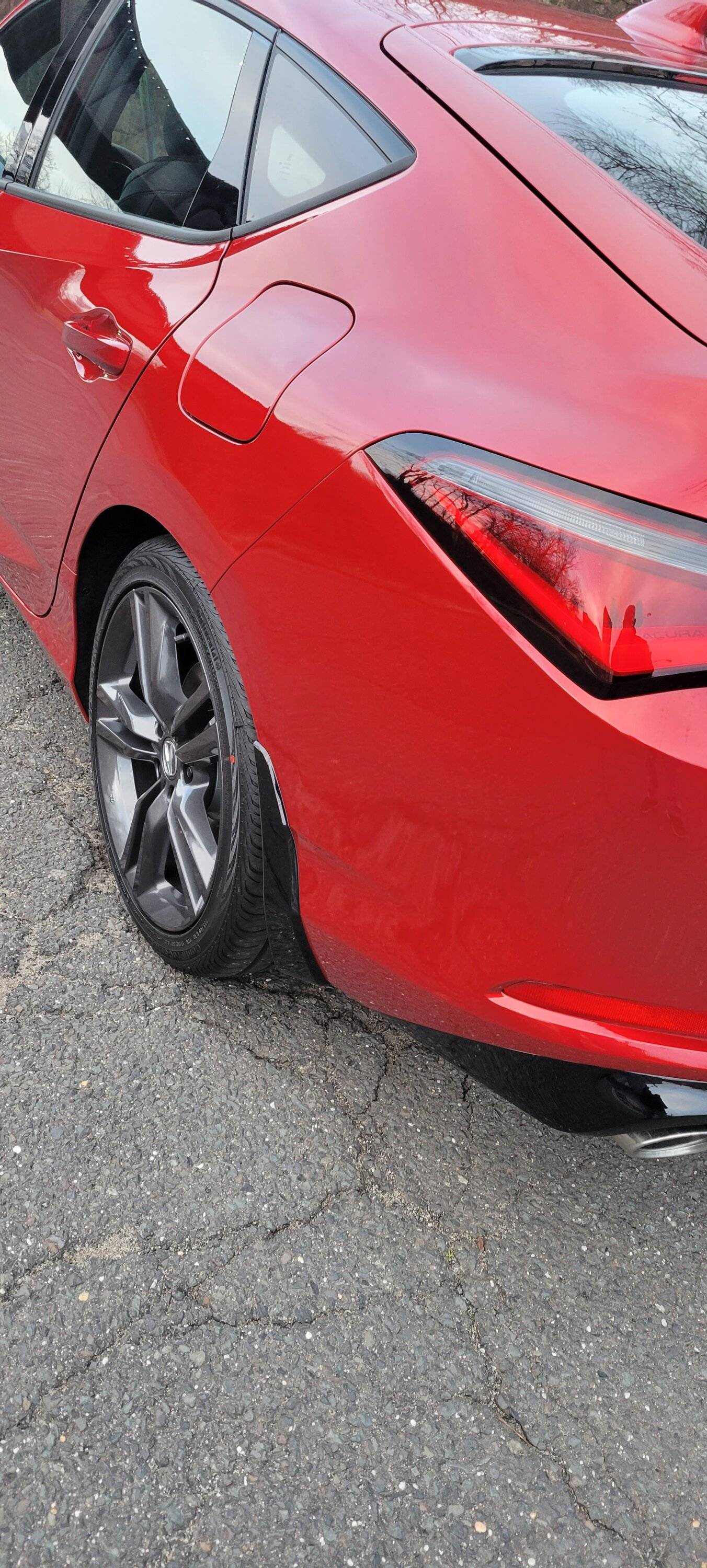 Acura Integra Color matched mud guards flap 3