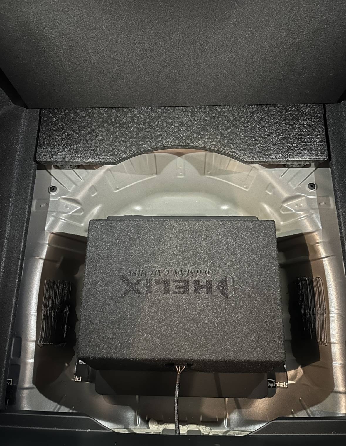 Acura Integra Sub installed under trunk floor IMG_9924