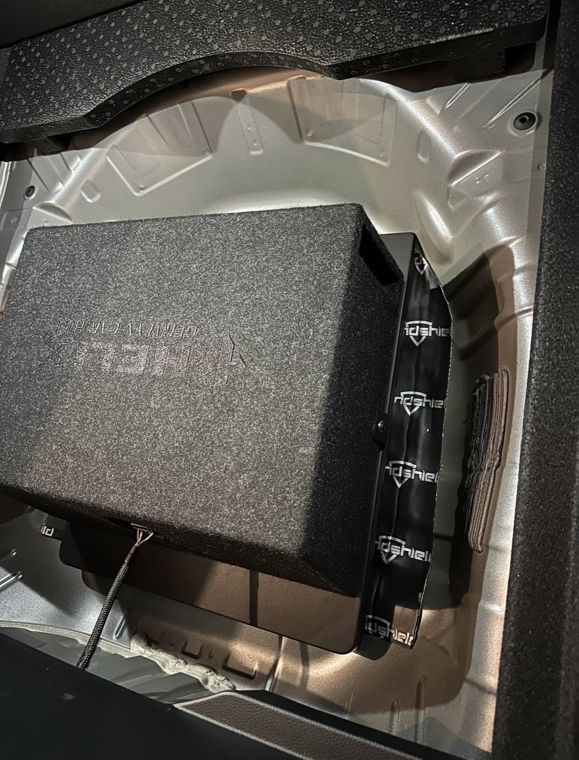 Acura Integra Sub installed under trunk floor IMG_9925