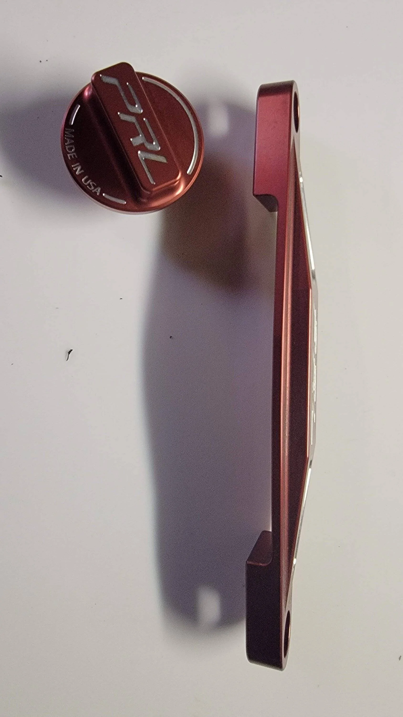 Acura Integra PRL Billet Battery Tie-down and Oil Cap 20230428_072417