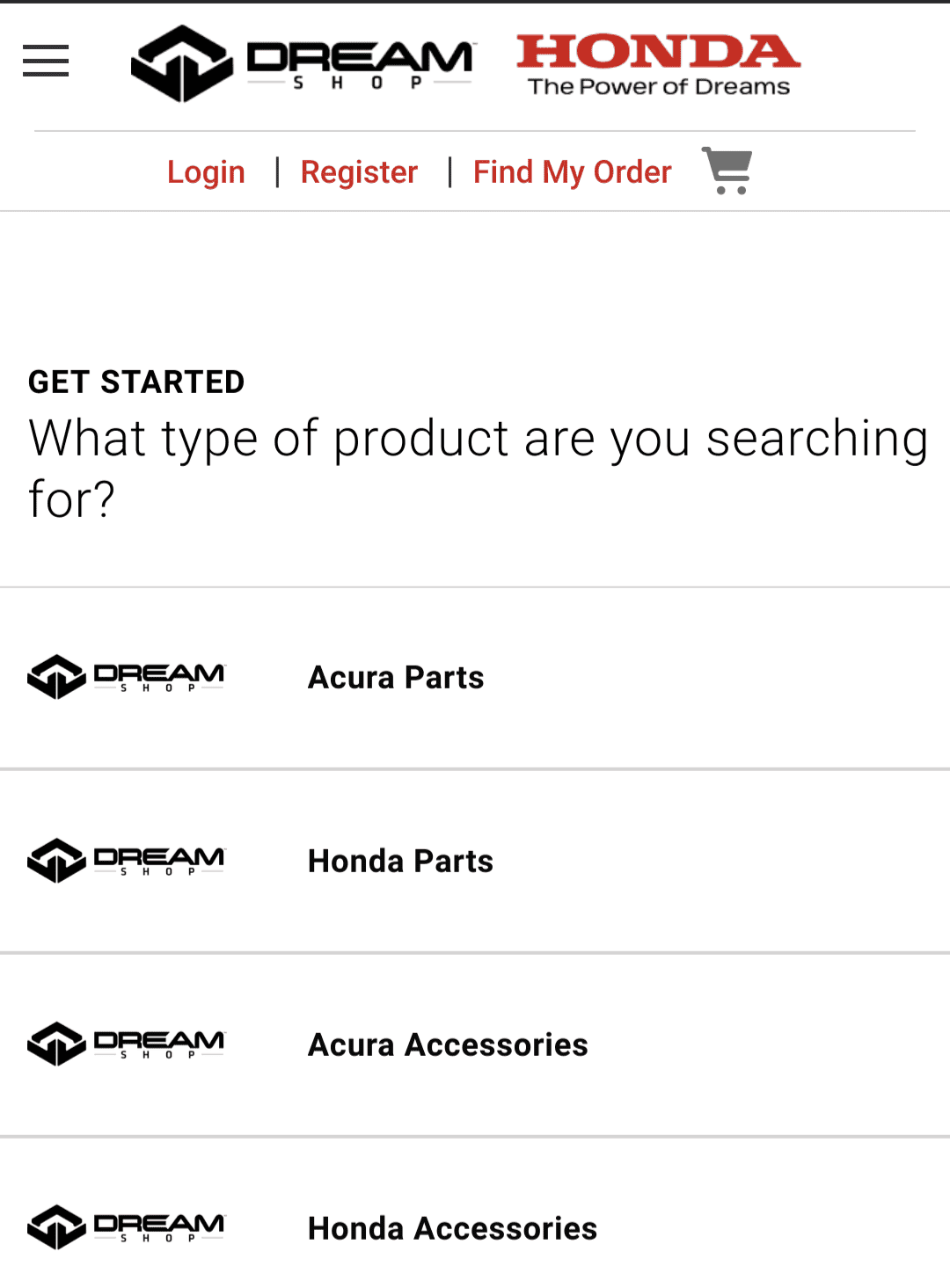 Acura Integra Acura/Honda Parts and Accessories Sites Screenshot_20230504-211049