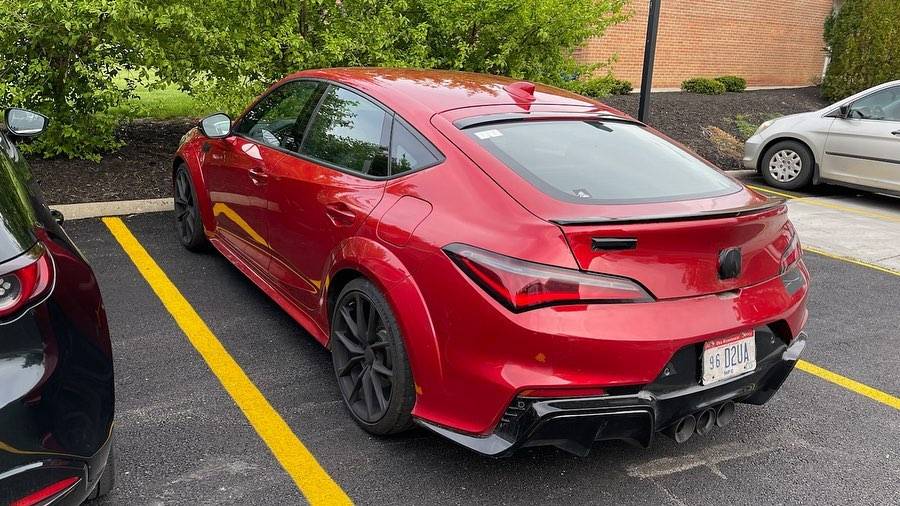Acura Integra Performance Red Integra Type S spotted in the wild 345176476_1904431239933660_1152556630841248580_n