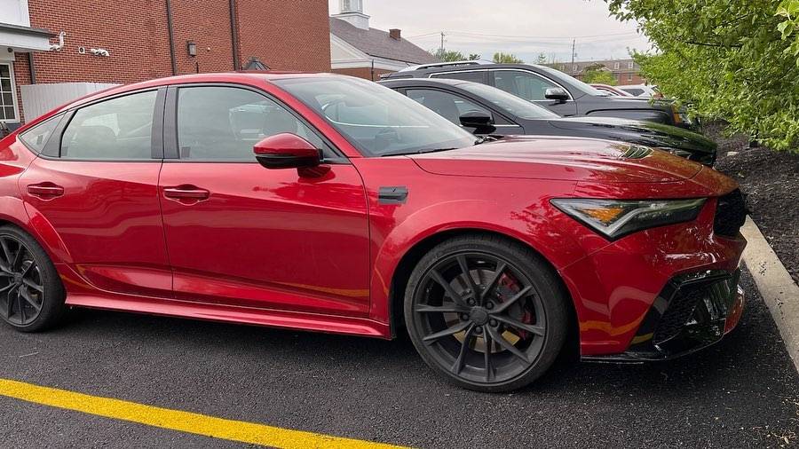 Acura Integra Performance Red Integra Type S spotted in the wild 345256311_1244965486138666_123276015682315987_n
