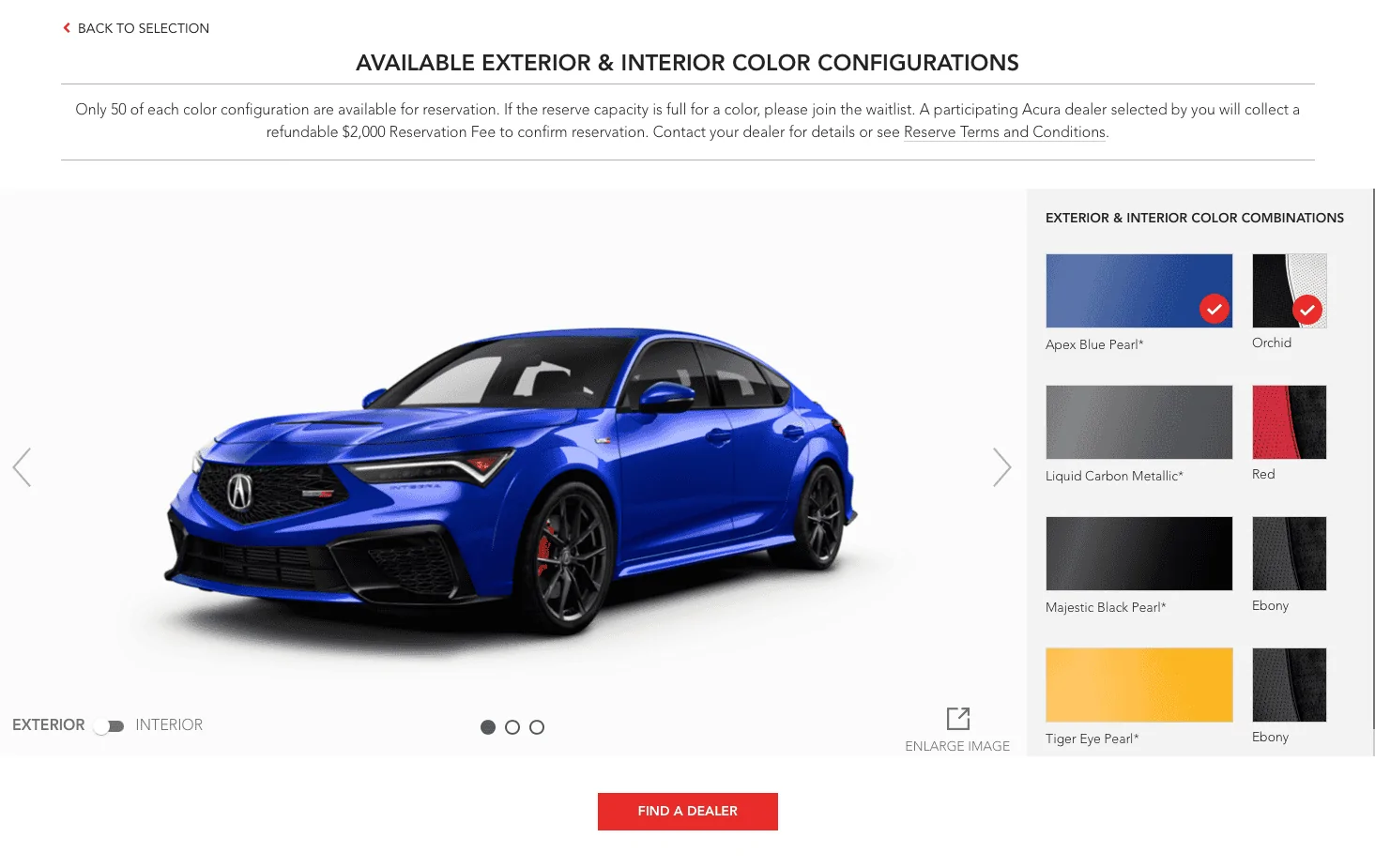 Acura Integra 2024 Acura Integra Type S Preordering Officially Begins! Screenshot 2023-05-11 at 1.05.05 PM