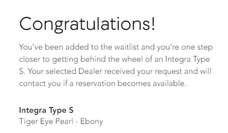 Acura Integra 2024 Acura Integra Type S Preordering Officially Begins! 1683829238886