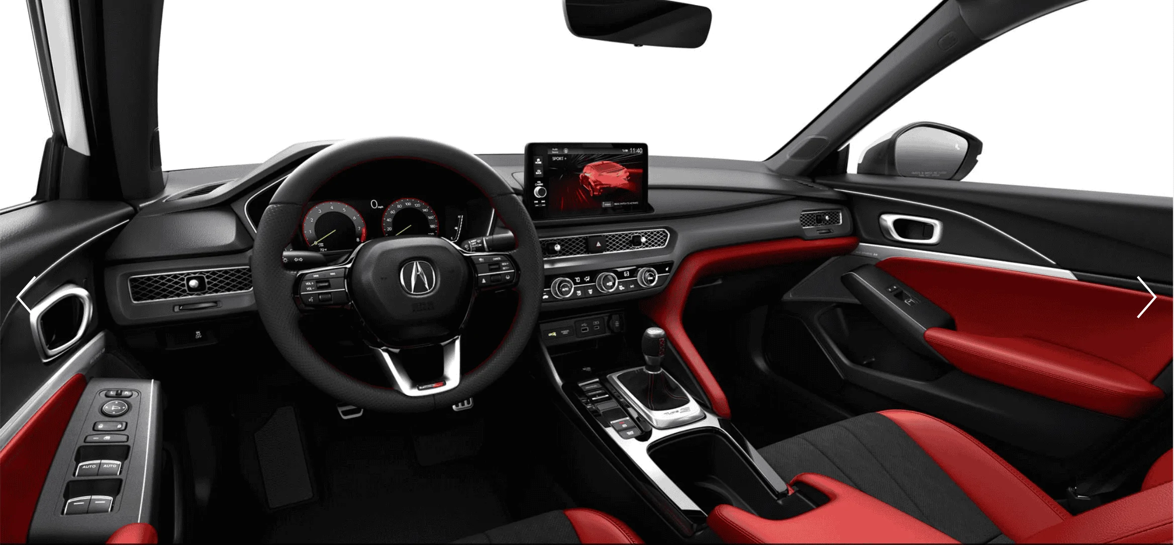 Acura Integra Integra Type-S Interior Images from preorder site Screen Shot 2023-05-12 at 9.57.33 AM