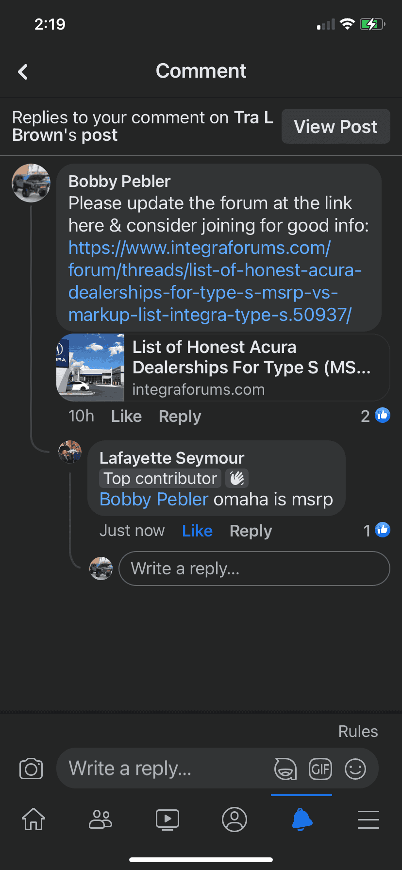 Acura Integra List of Honest Acura Dealerships For Type S (MSRP vs Markup List -- Integra Type S) IMG_0768