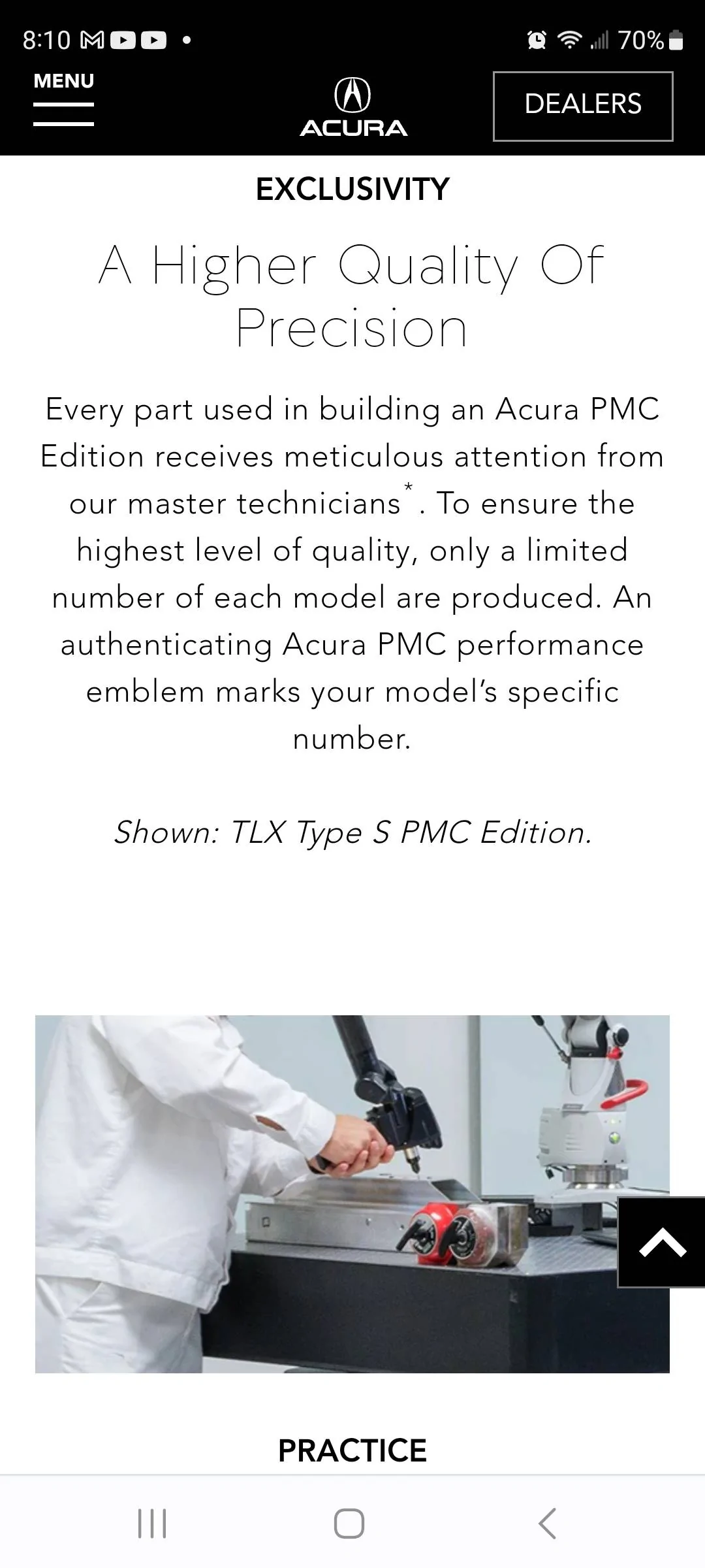 Acura Integra Has it been confirmed anywhere that the Type S will or will not be built at the PMC? Screenshot_20230603_201038_Chrom