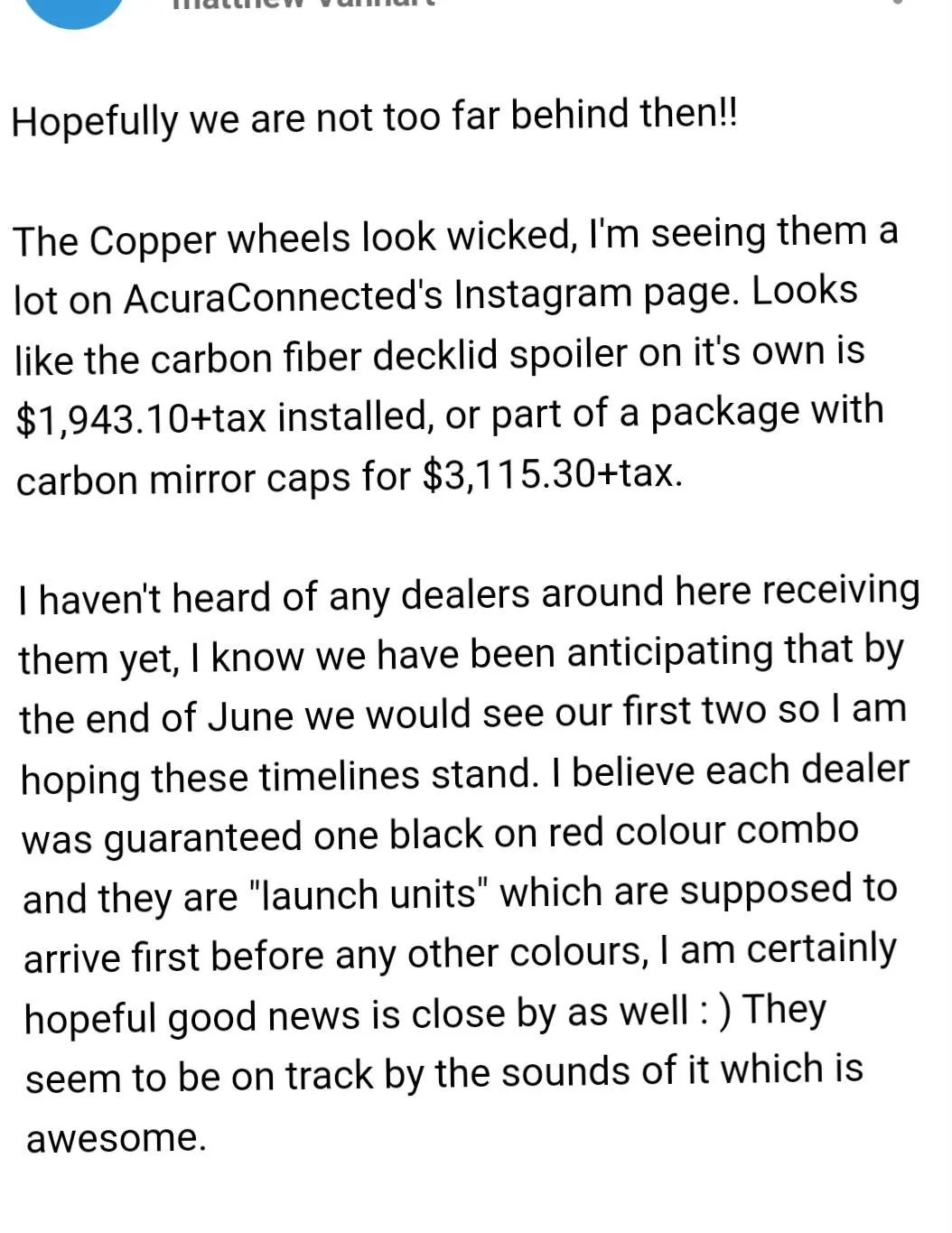 Acura Integra Canada ordering Screenshot_20230614_150648_Outlook