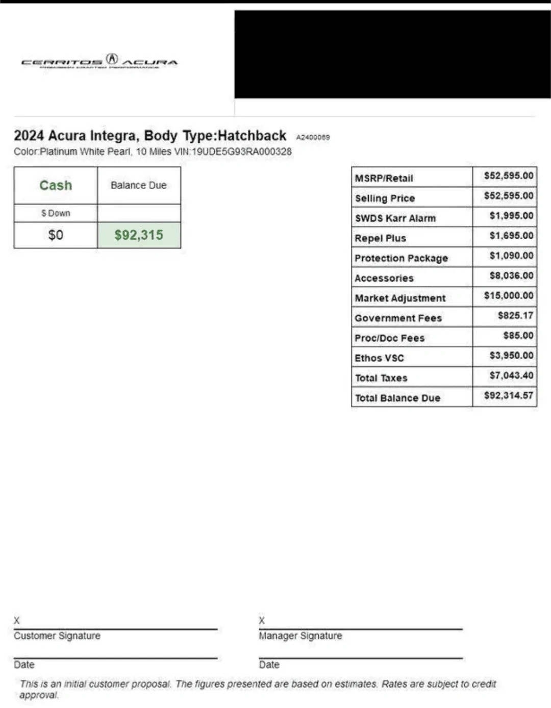 Acura Integra List of Honest Acura Dealerships For Type S (MSRP vs Markup List -- Integra Type S) Screenshot_20230620-170404