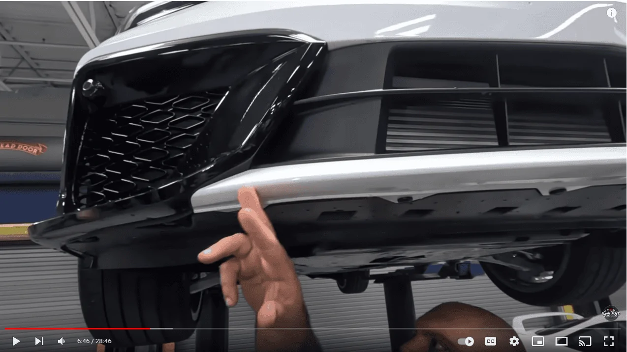 Acura Integra ITS Front license plate relocation 1687927045913