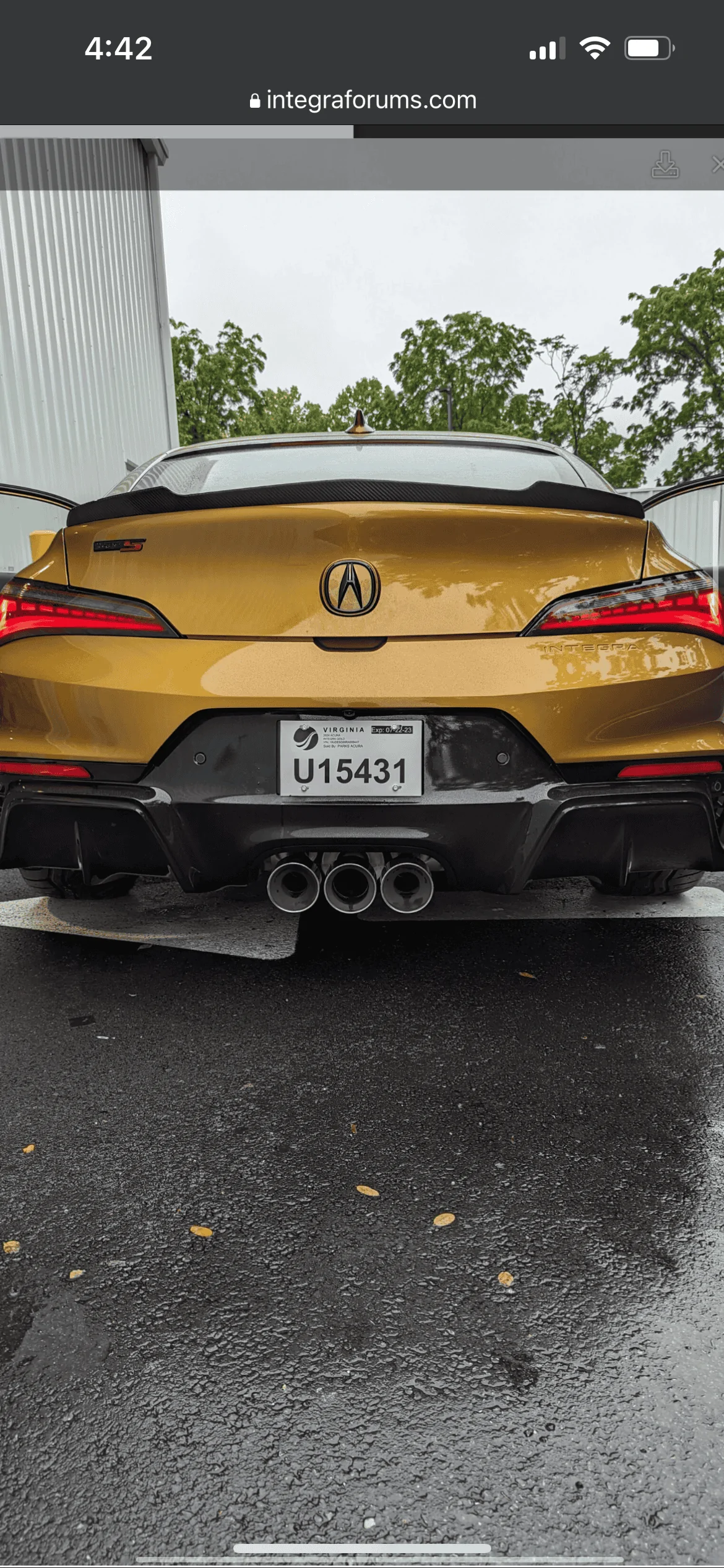 Acura Integra Post your delivery pics here! IMG_5442